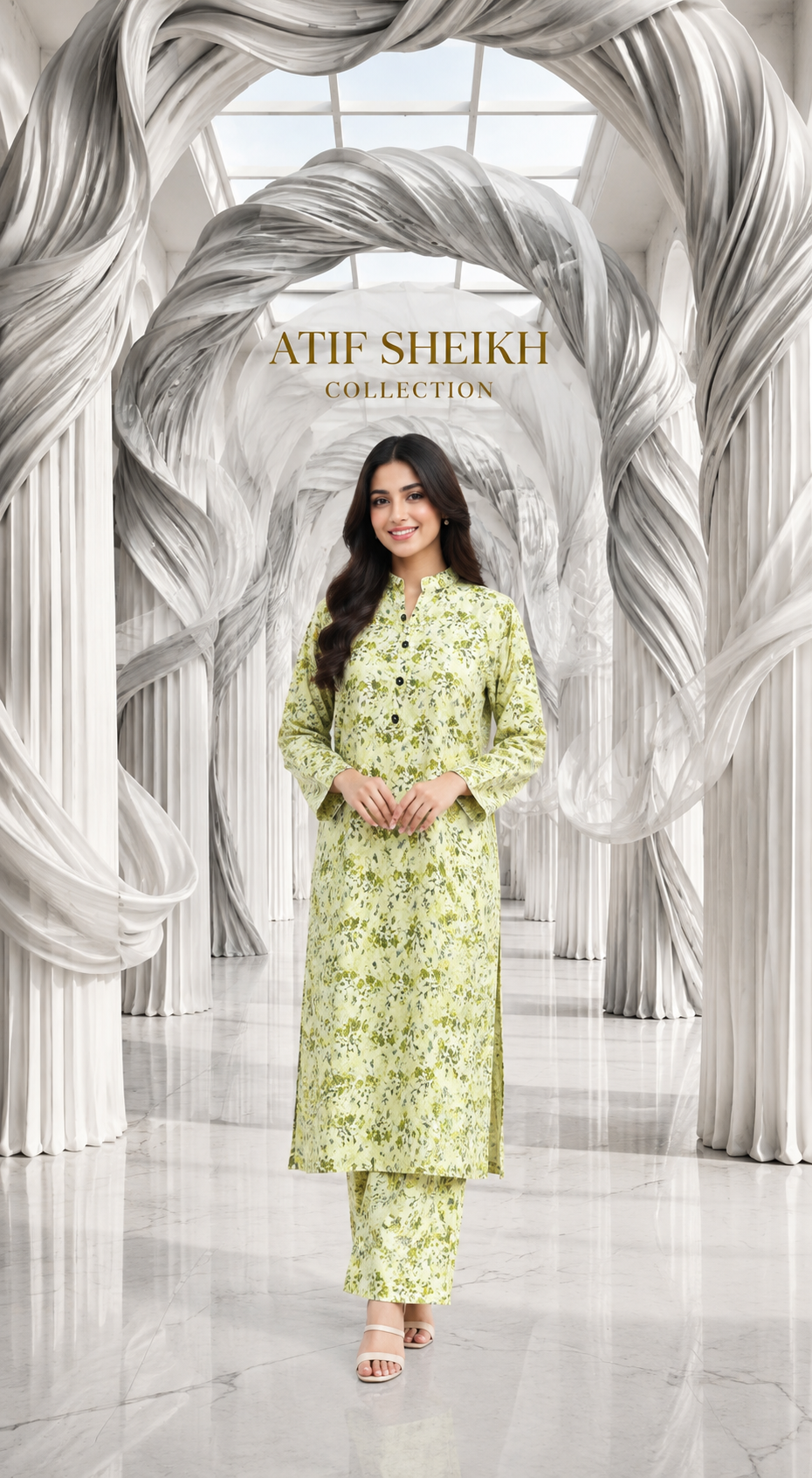 Marina stiched long 2 pc