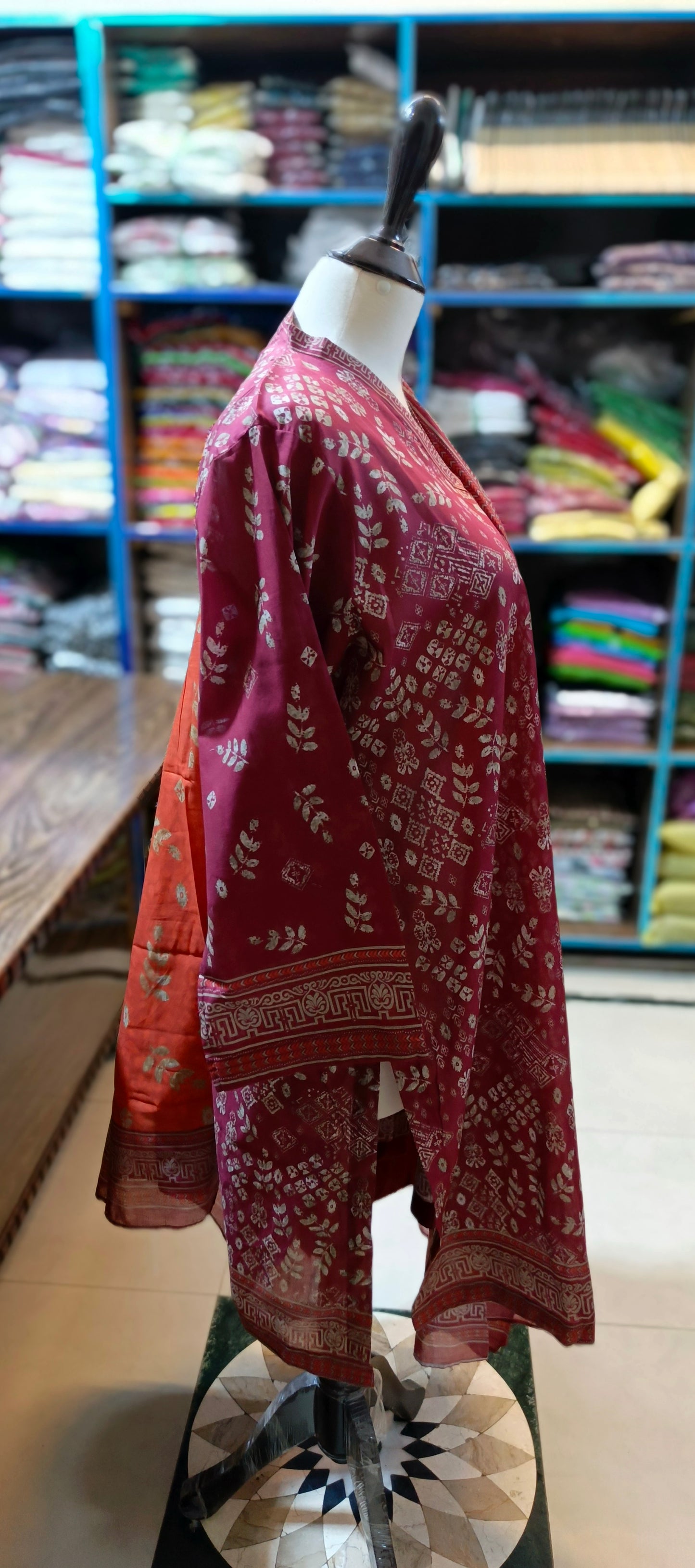 Co ord set 3 pc pure lawn