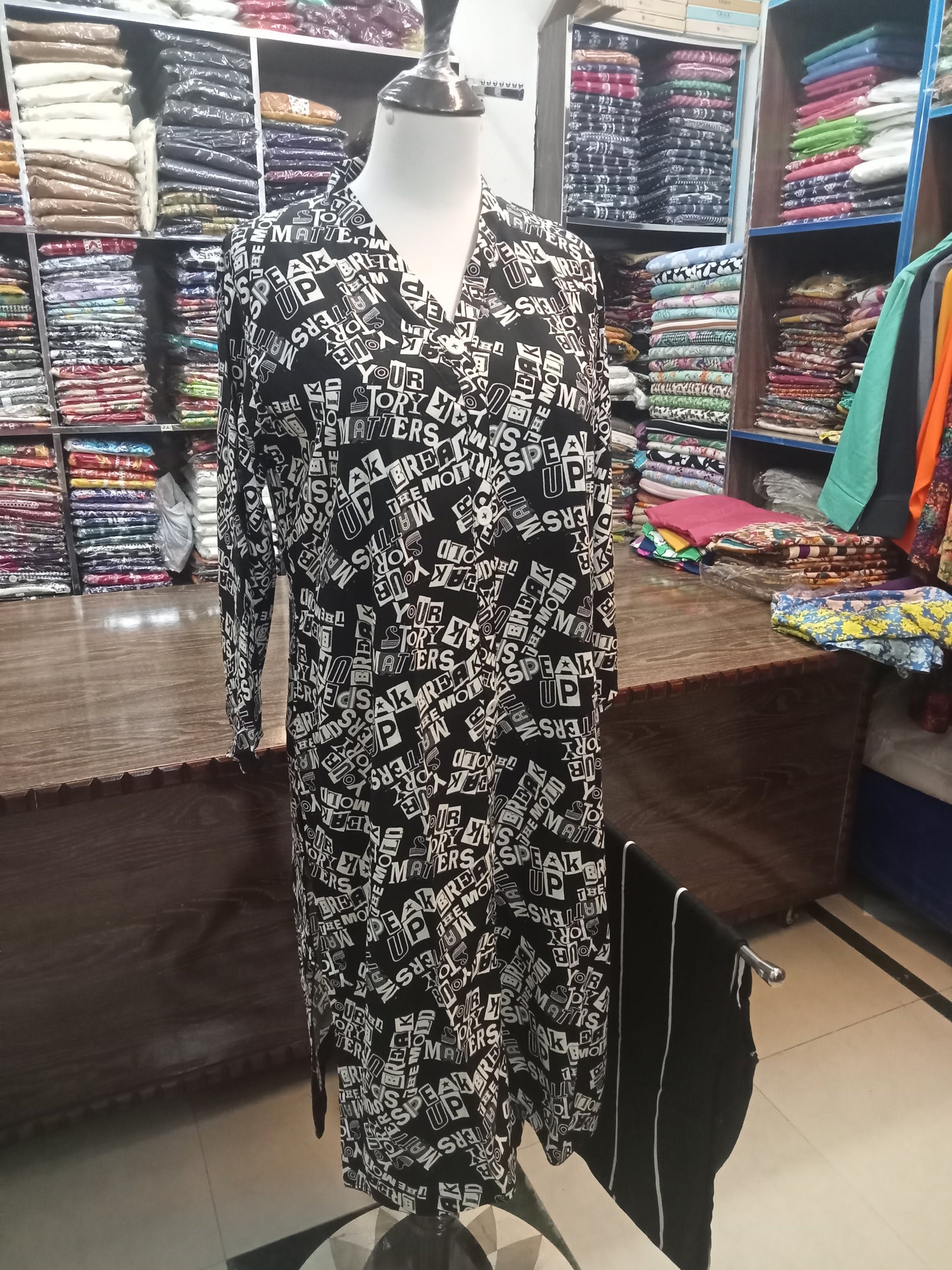 stitched -linen-co-ord-set - AMBREEN CLOTHING