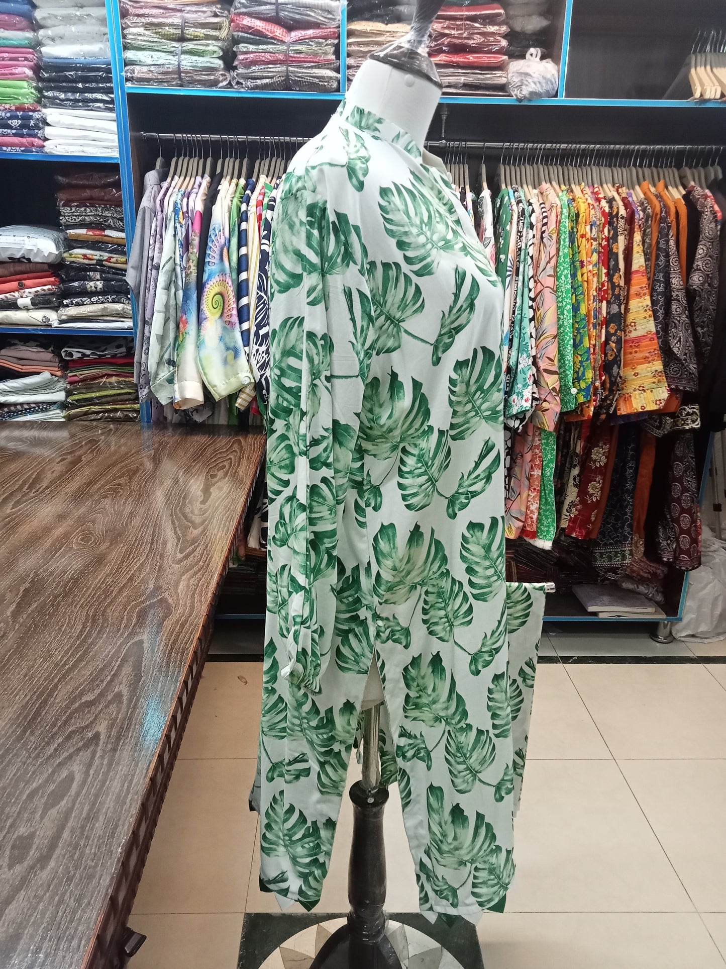 stitched -linen-co-ord-set - AMBREEN CLOTHING