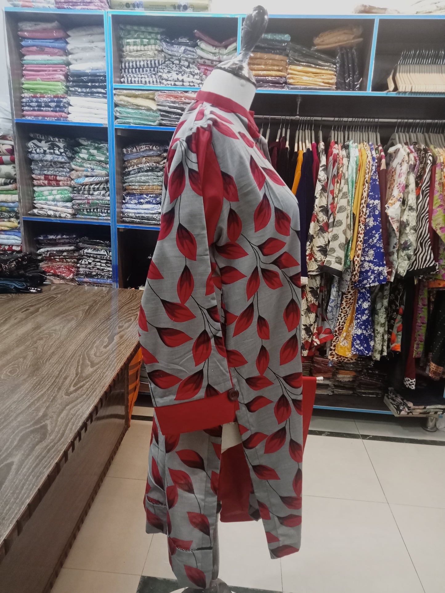 khaddar -stiched-co-ord-set - AMBREEN CLOTHING