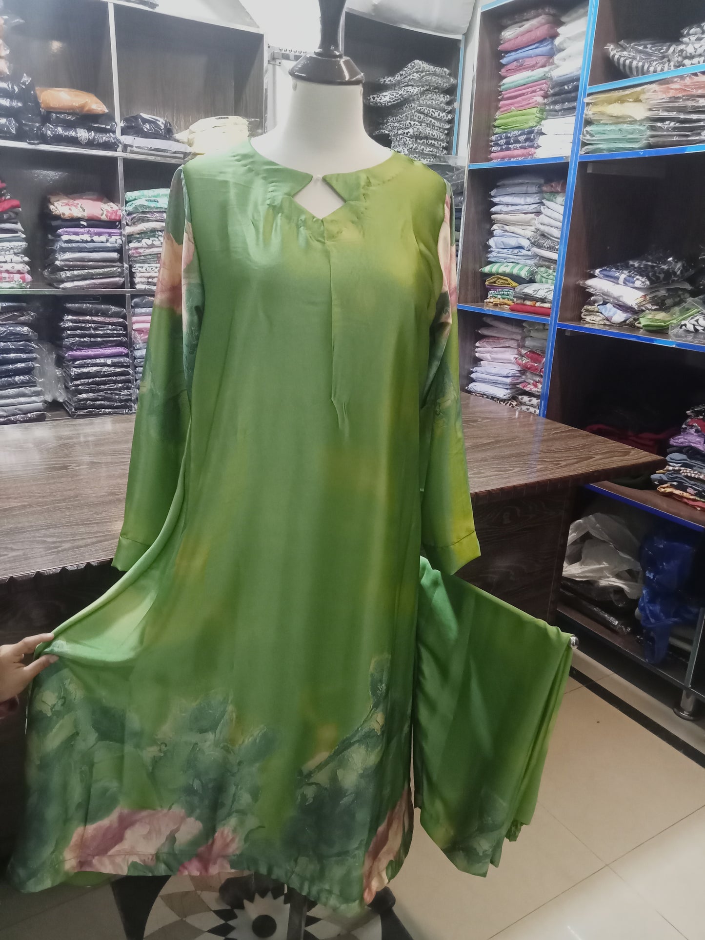 Silk outfit