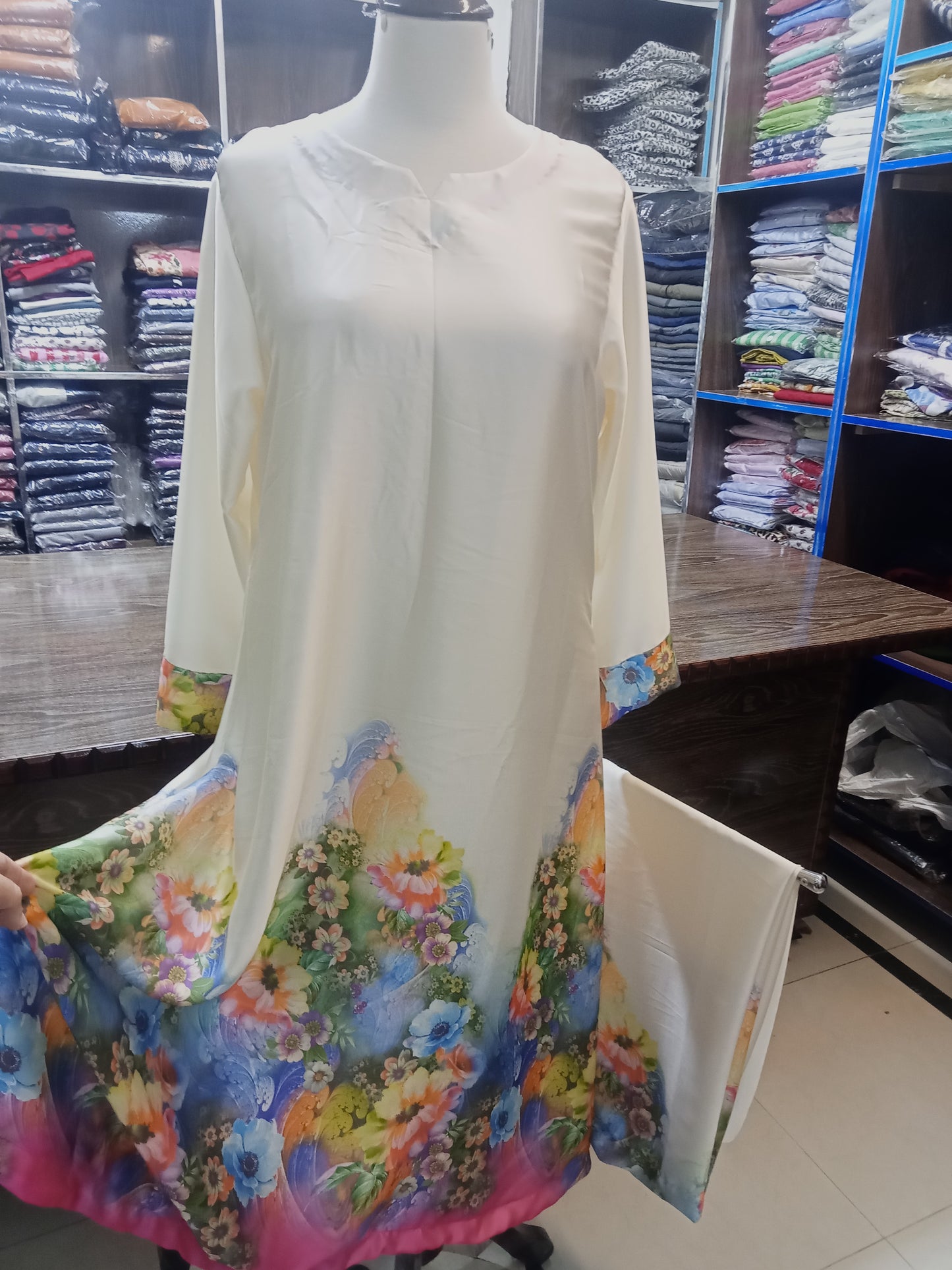 Silk outfit
