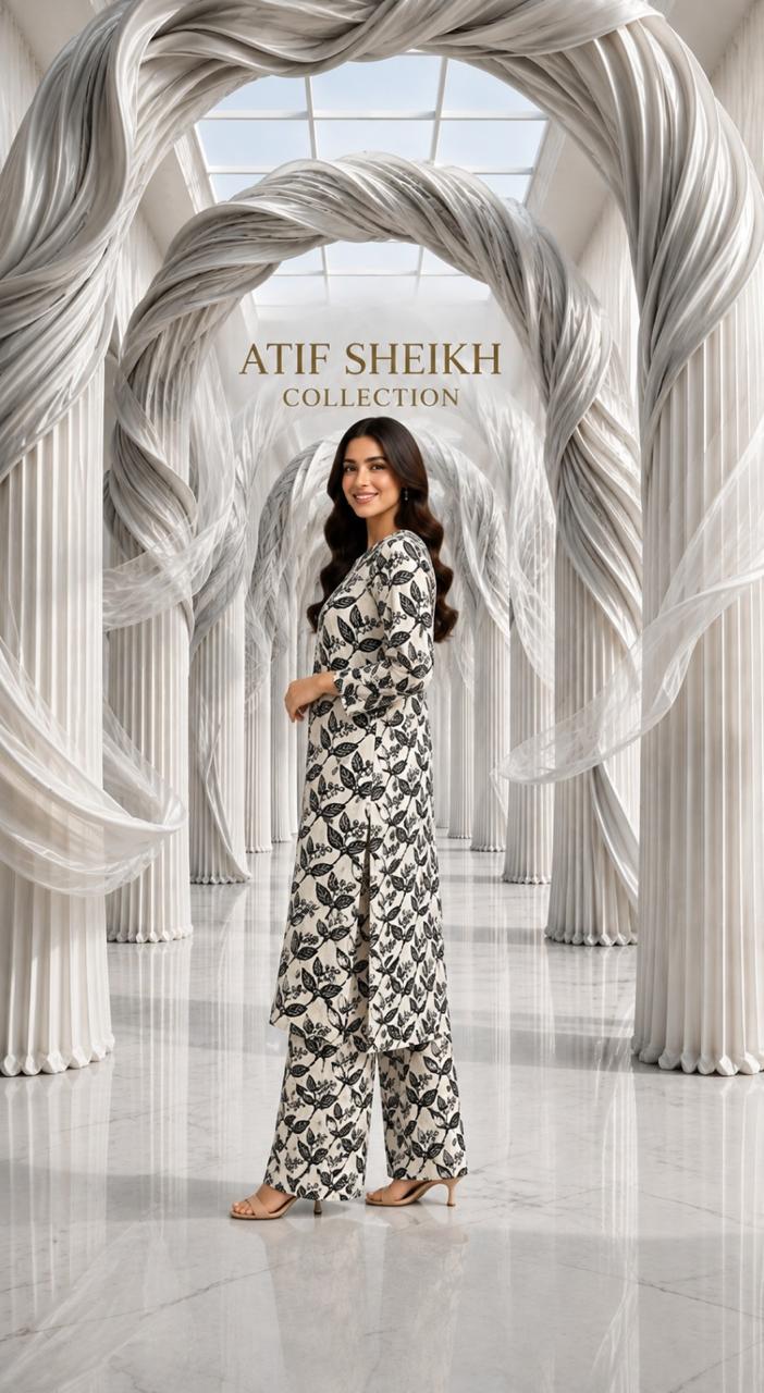Marina stiched long 2 pc