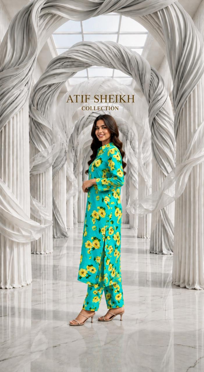 Marina stiched long 2 pc