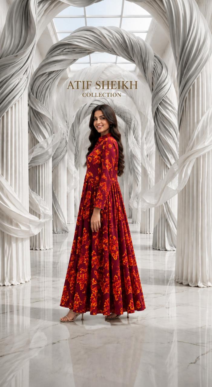 Marina stiched long 2 pc