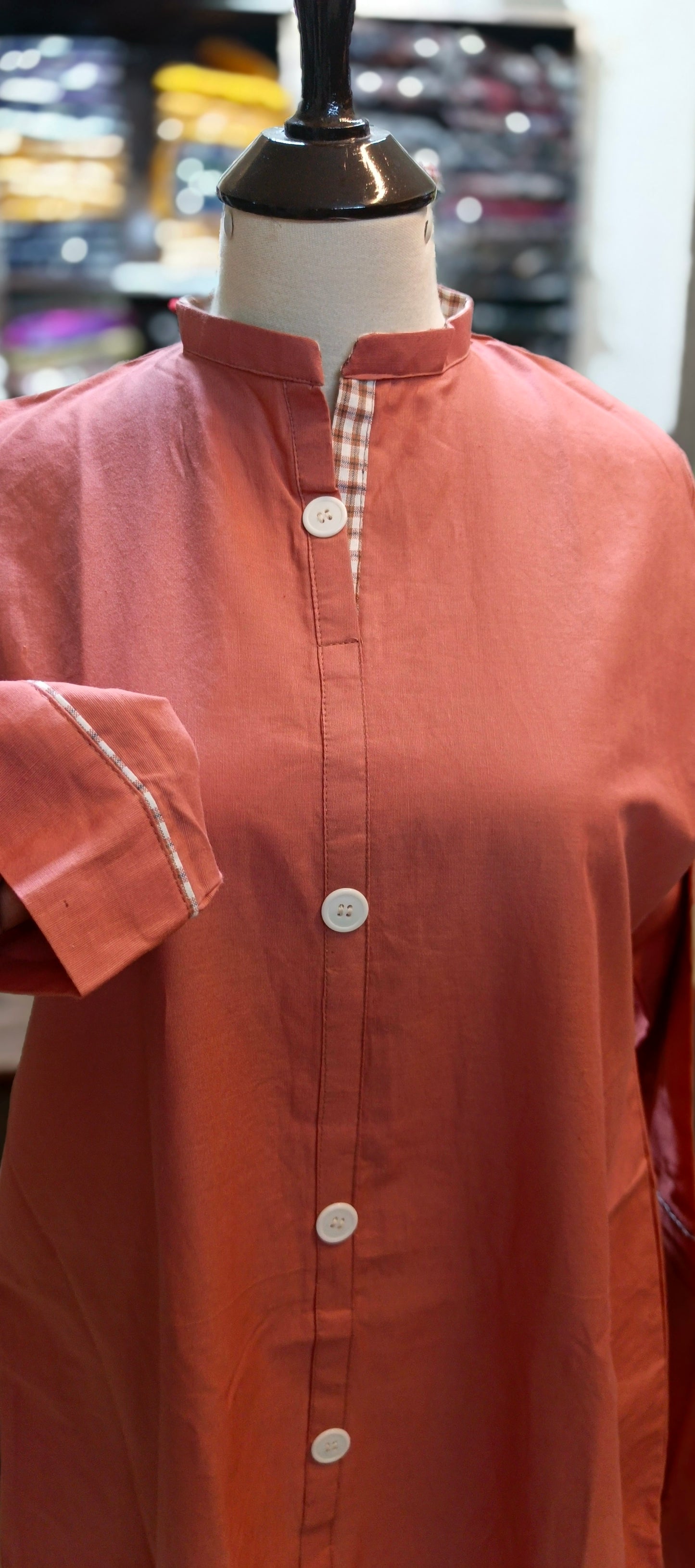 Bin Saeed solid khadder co ord set 2 pc