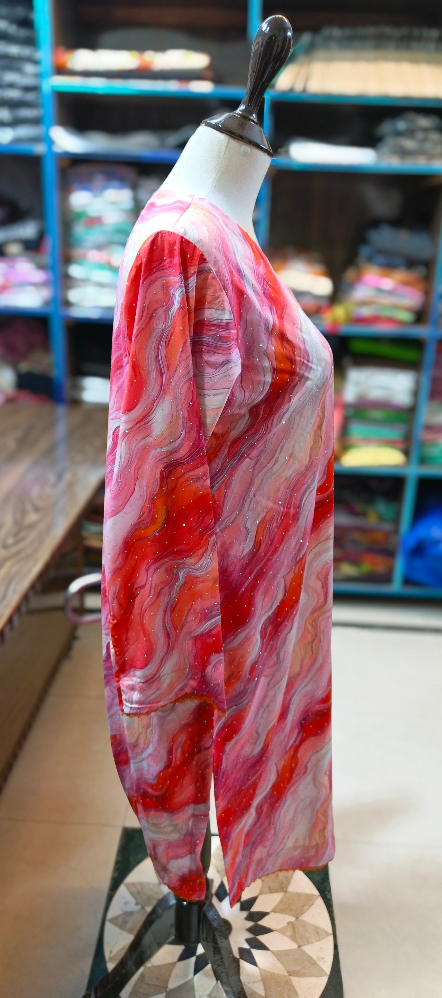 Mukesh linen shalwar kameez