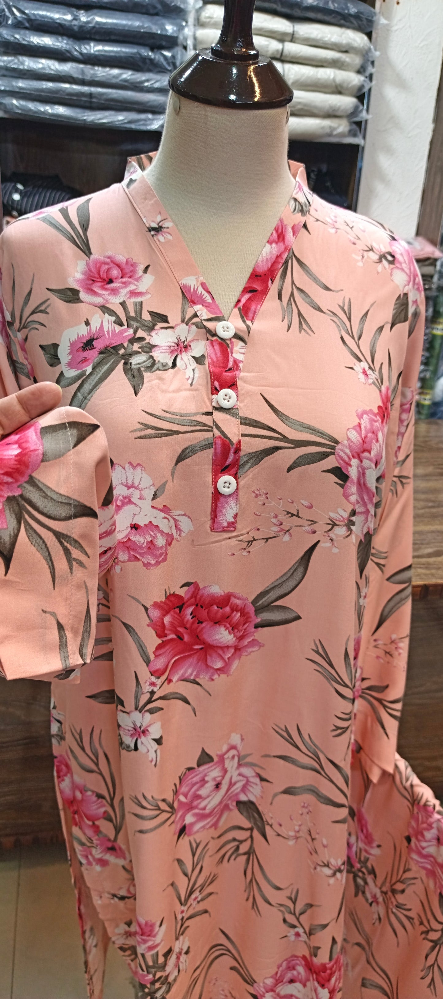 Linen shalwar kameez