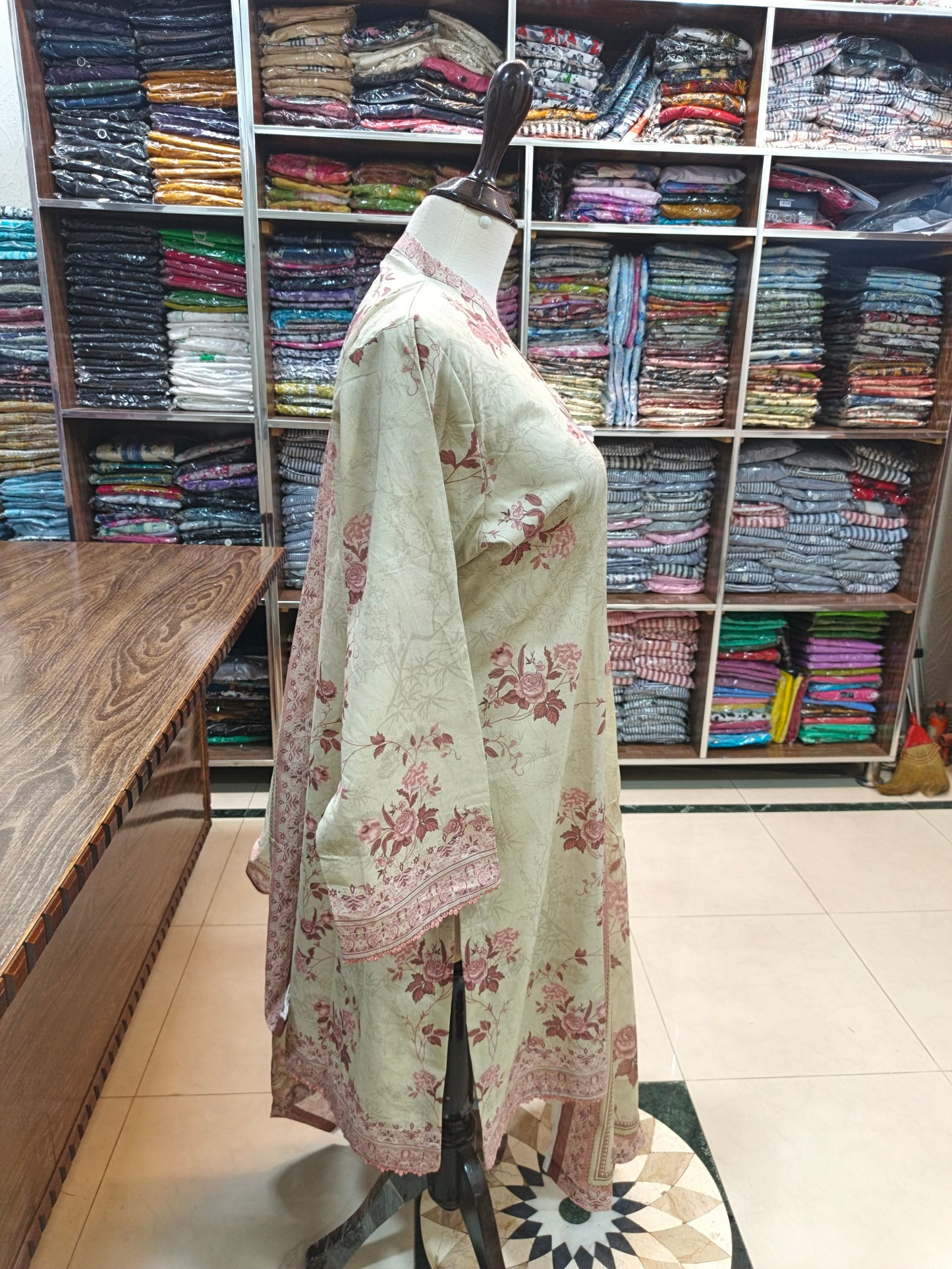 Bin saeed premium lawn stiched shirt trouser 3pc bijlilc