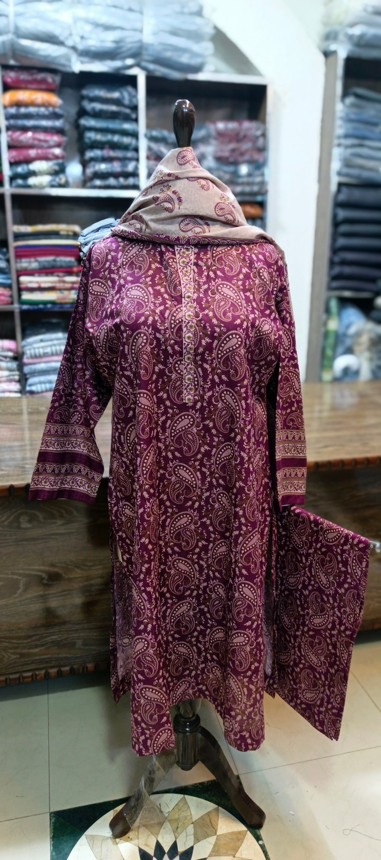Safina khaddar stiched 3 pc