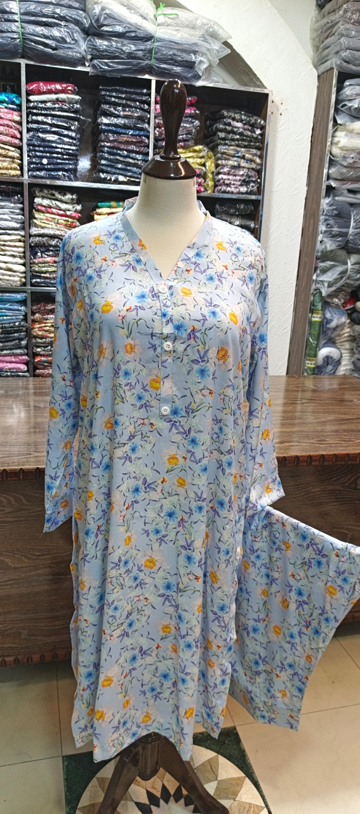 Linen shalwar kameez