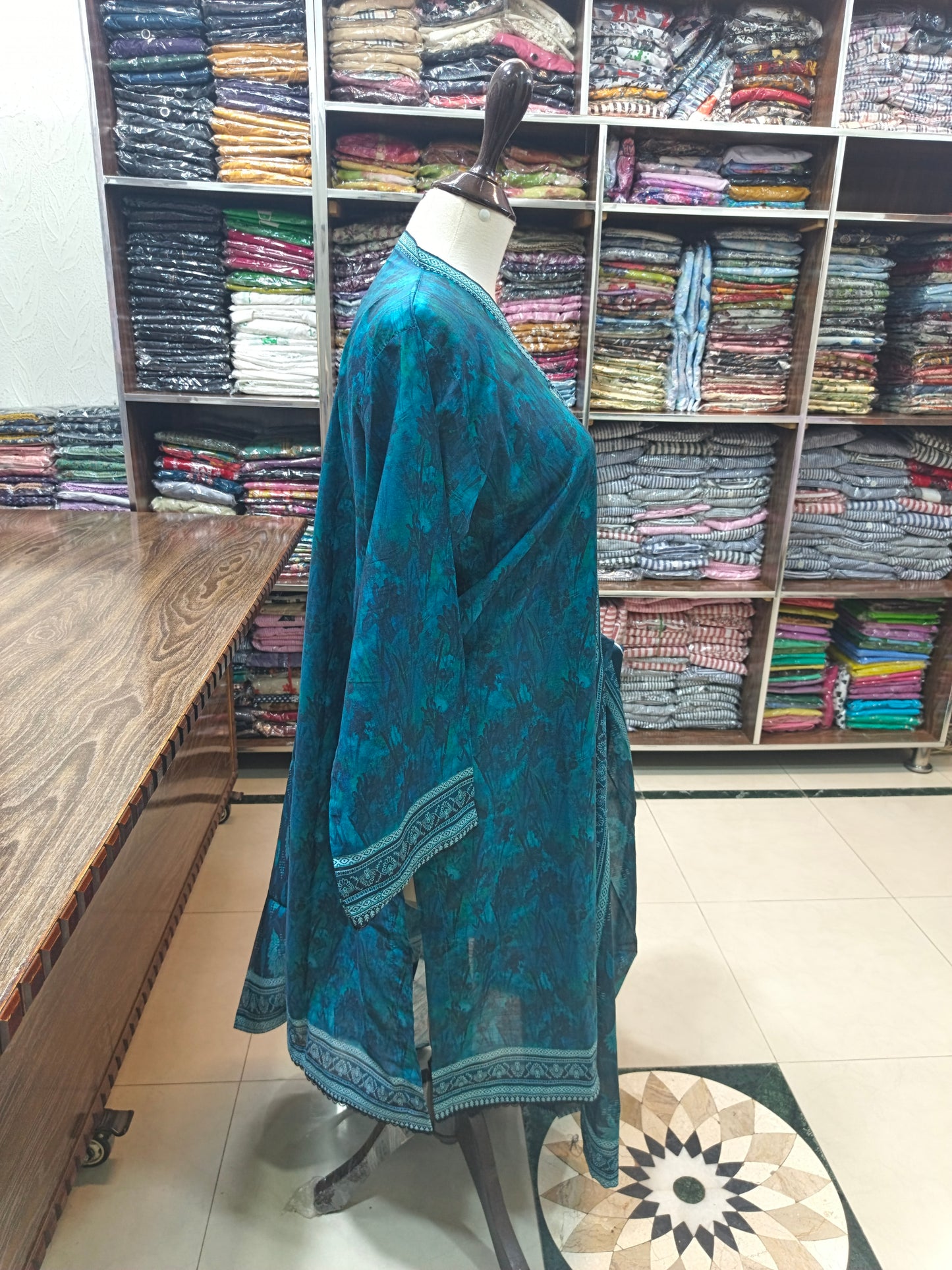 Bin saeed premium lawn stiched shirt trouser 3pc Dself