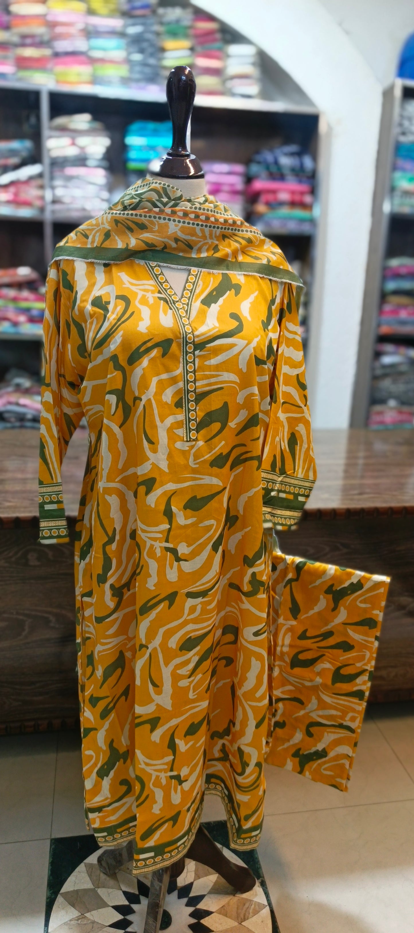 Bin saeed co ord set 3 pc