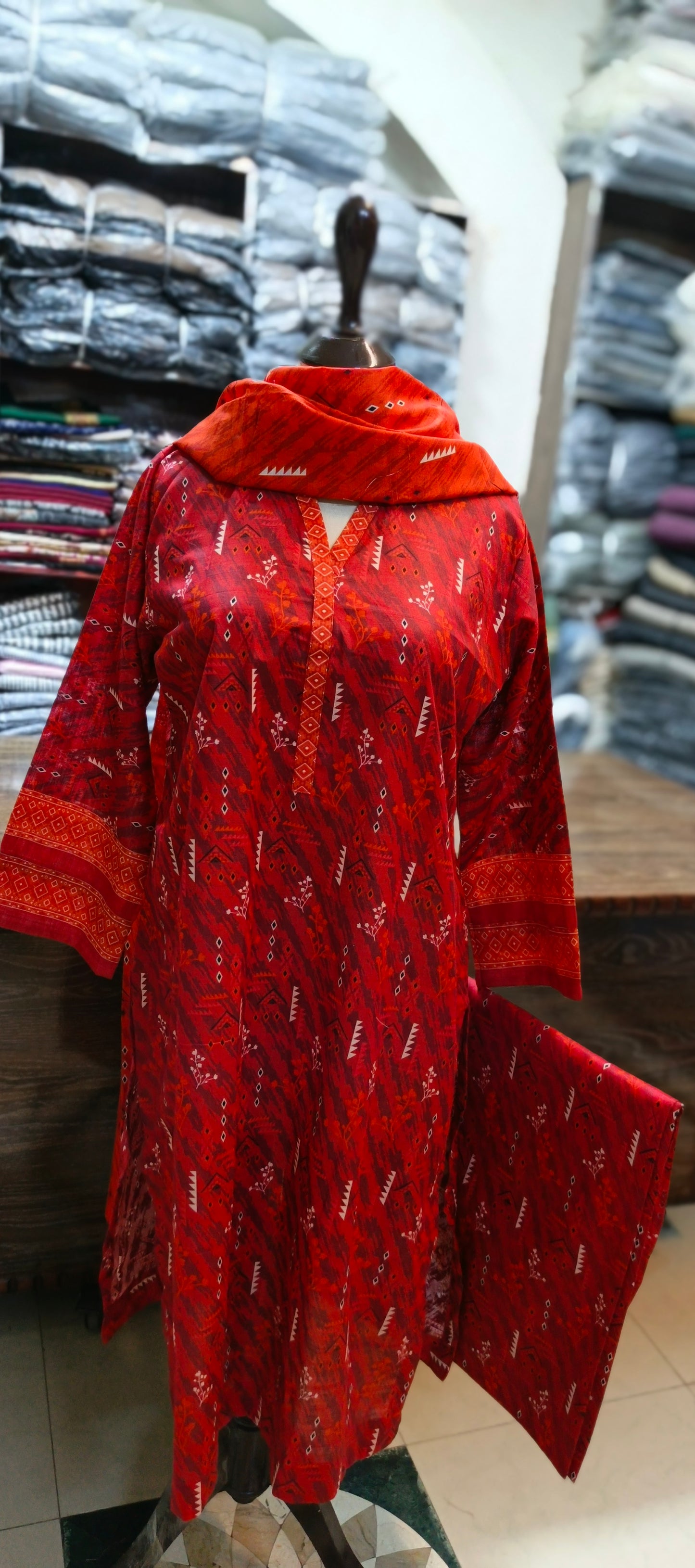 Safina khaddar stiched 3 pc