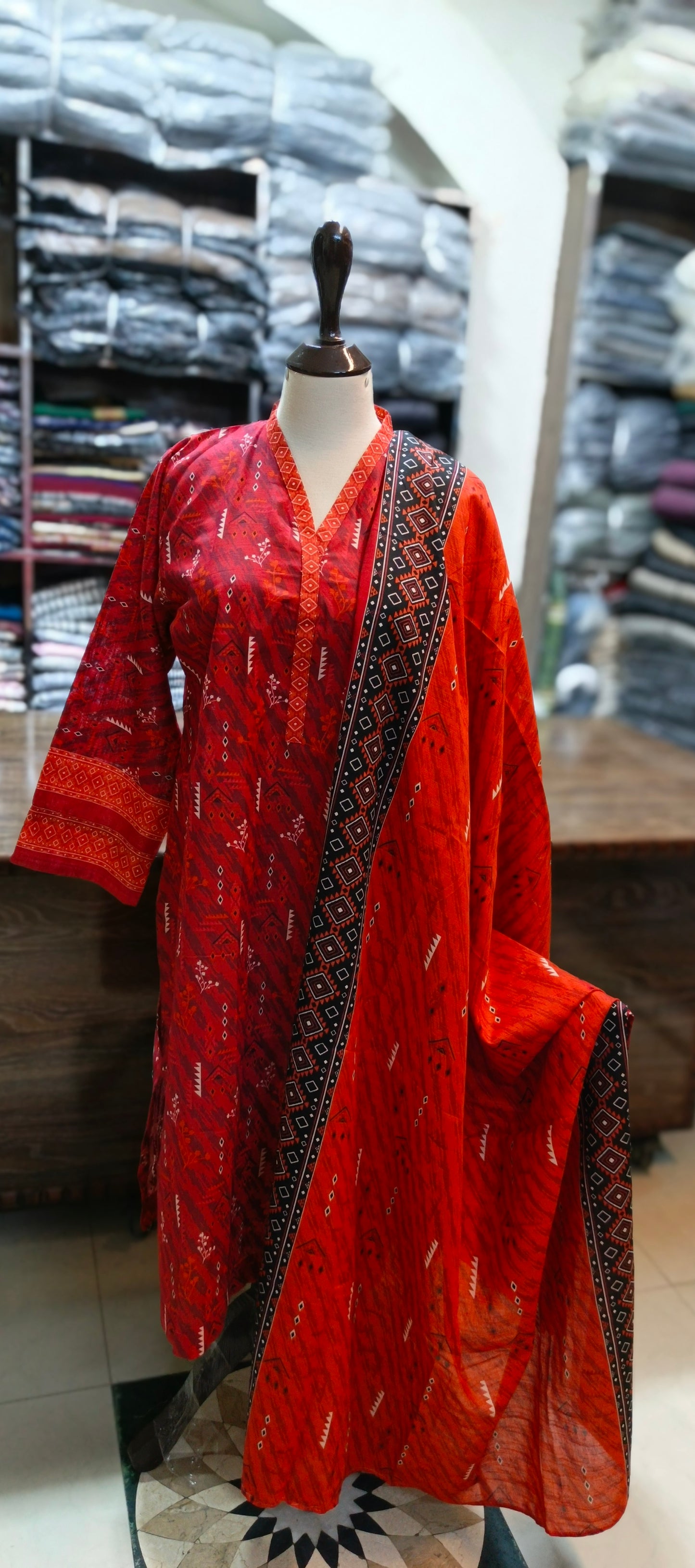 Safina khaddar stiched 3 pc