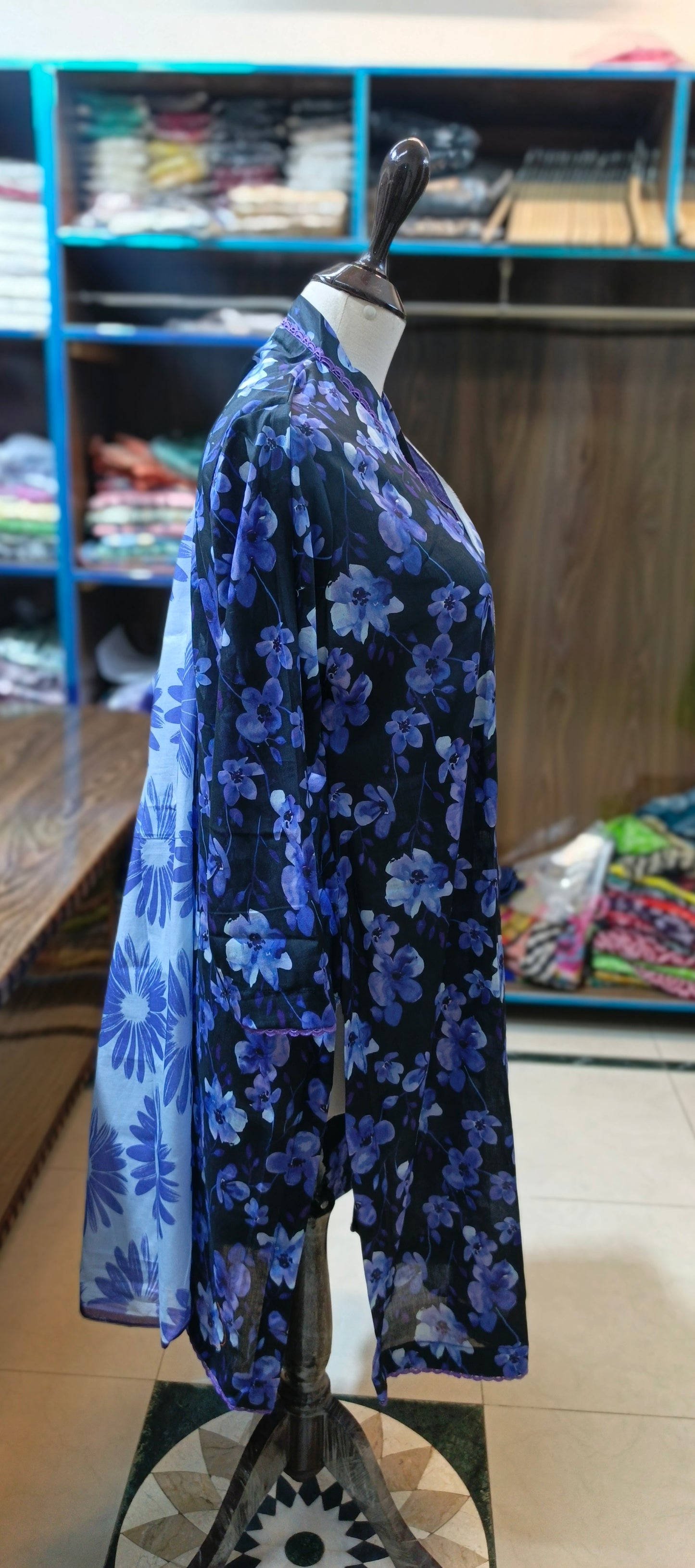 Bin saeed farshi shalwar kameez pure lawn three pc