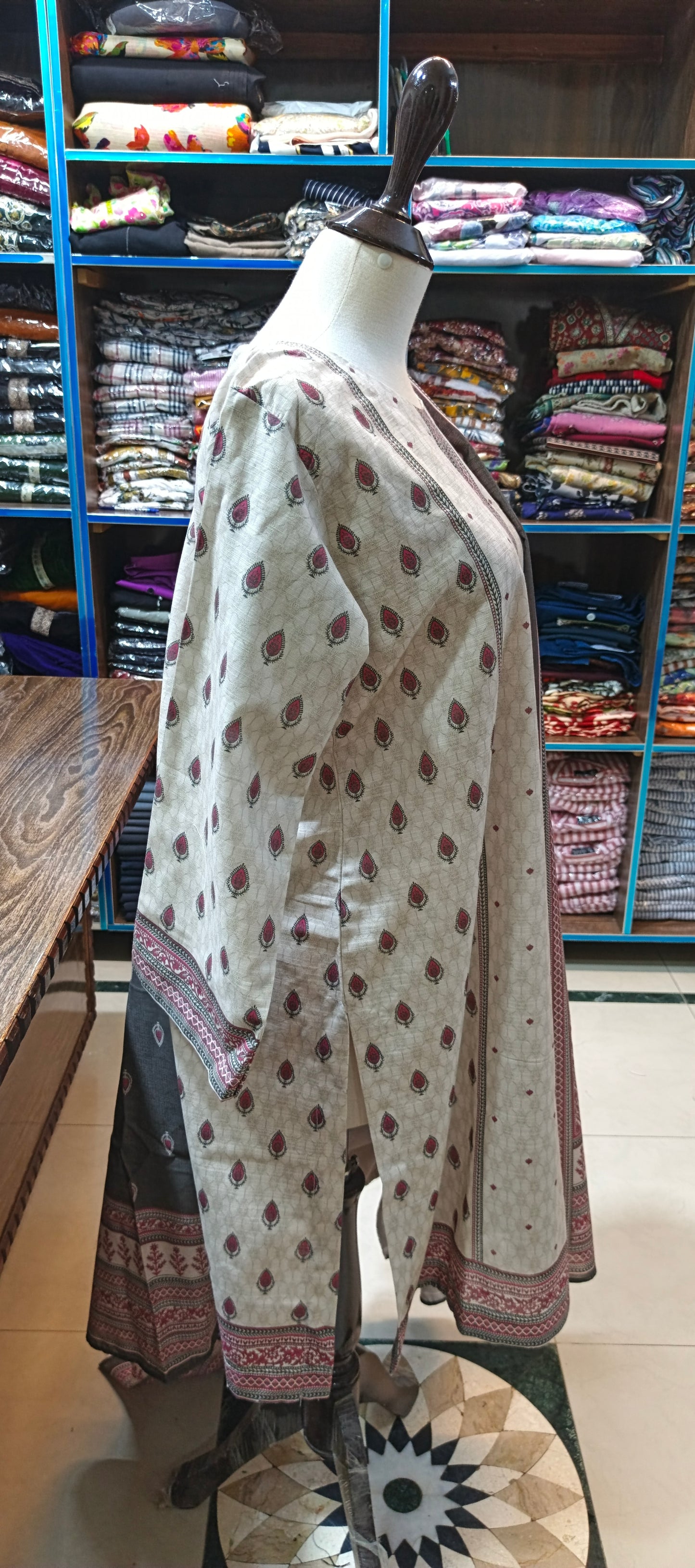 Bin saeed khaddar shalwar kameez 3 pc