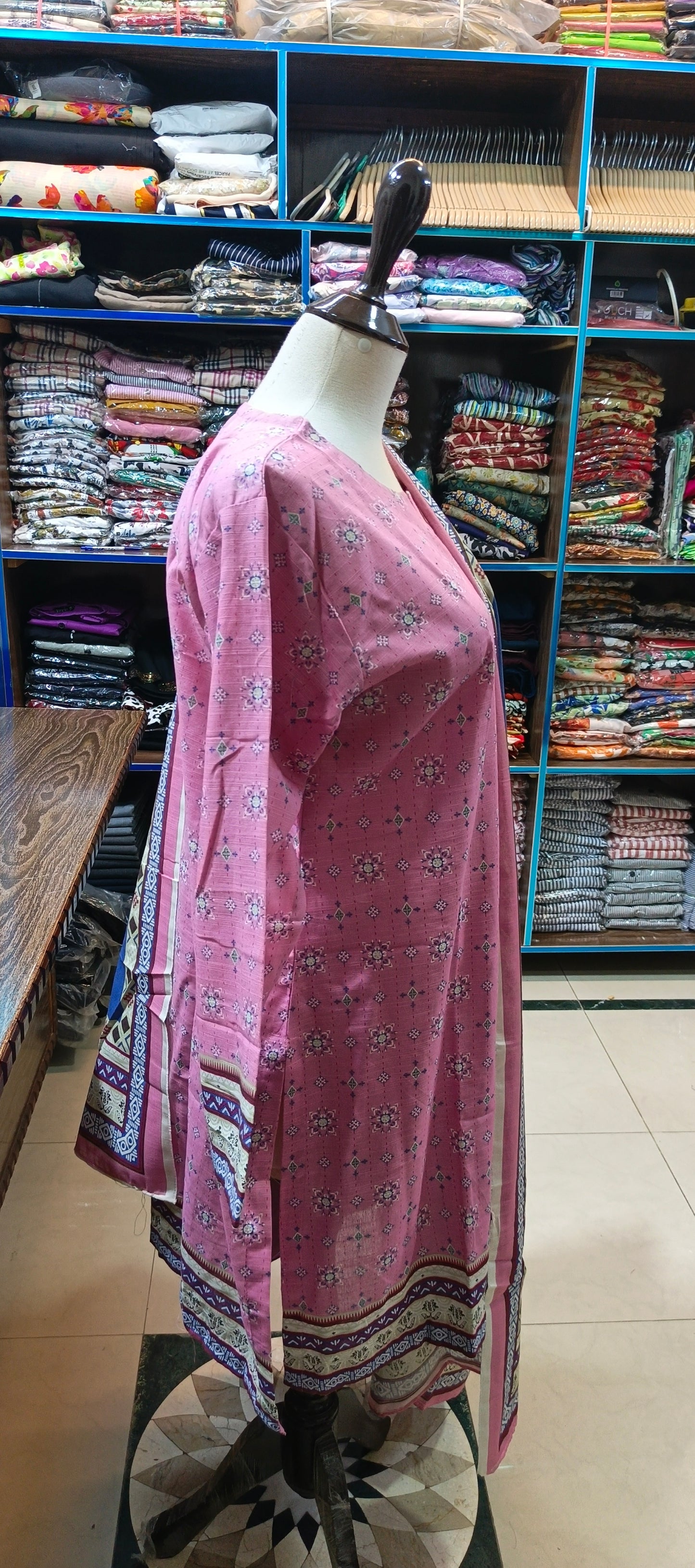 Bin saeed khaddar stiched 3 pc