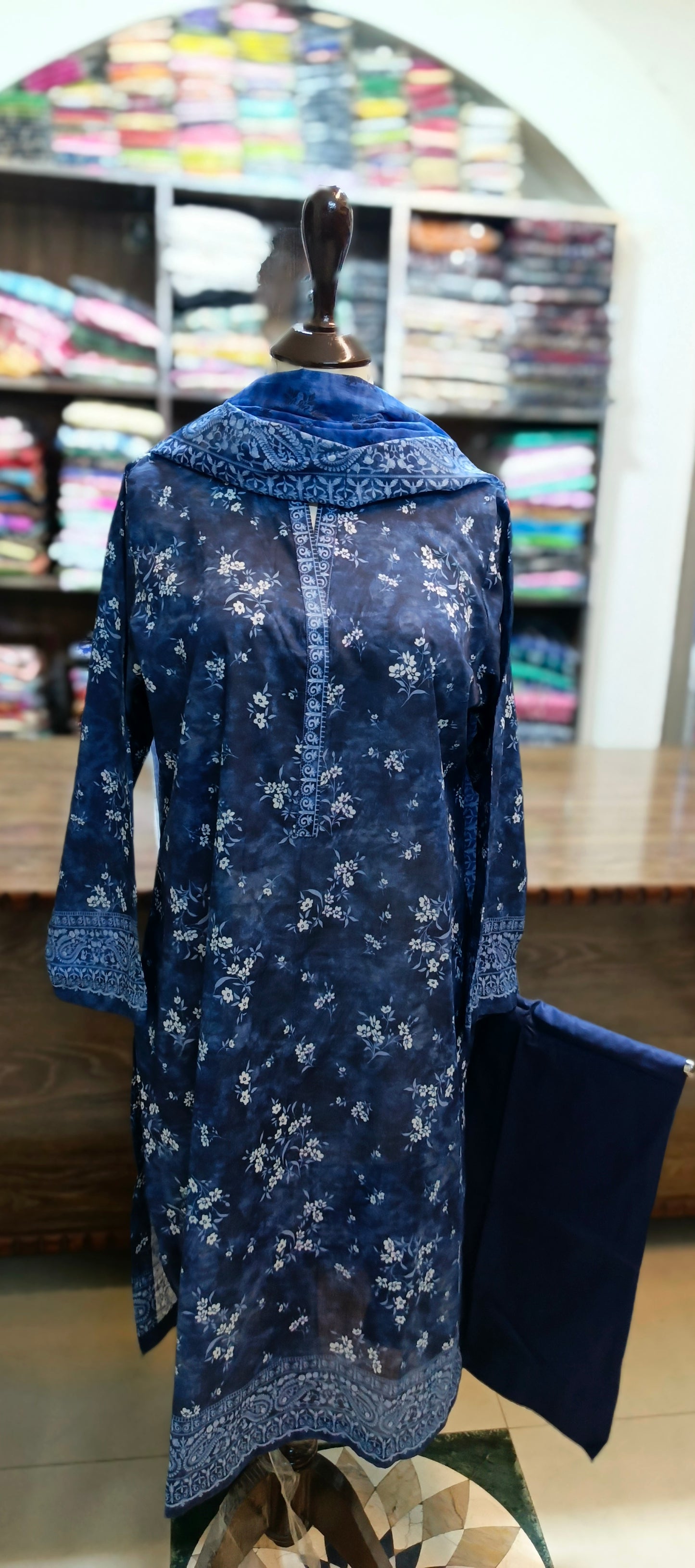 Co ord set 3 pc pure lawn