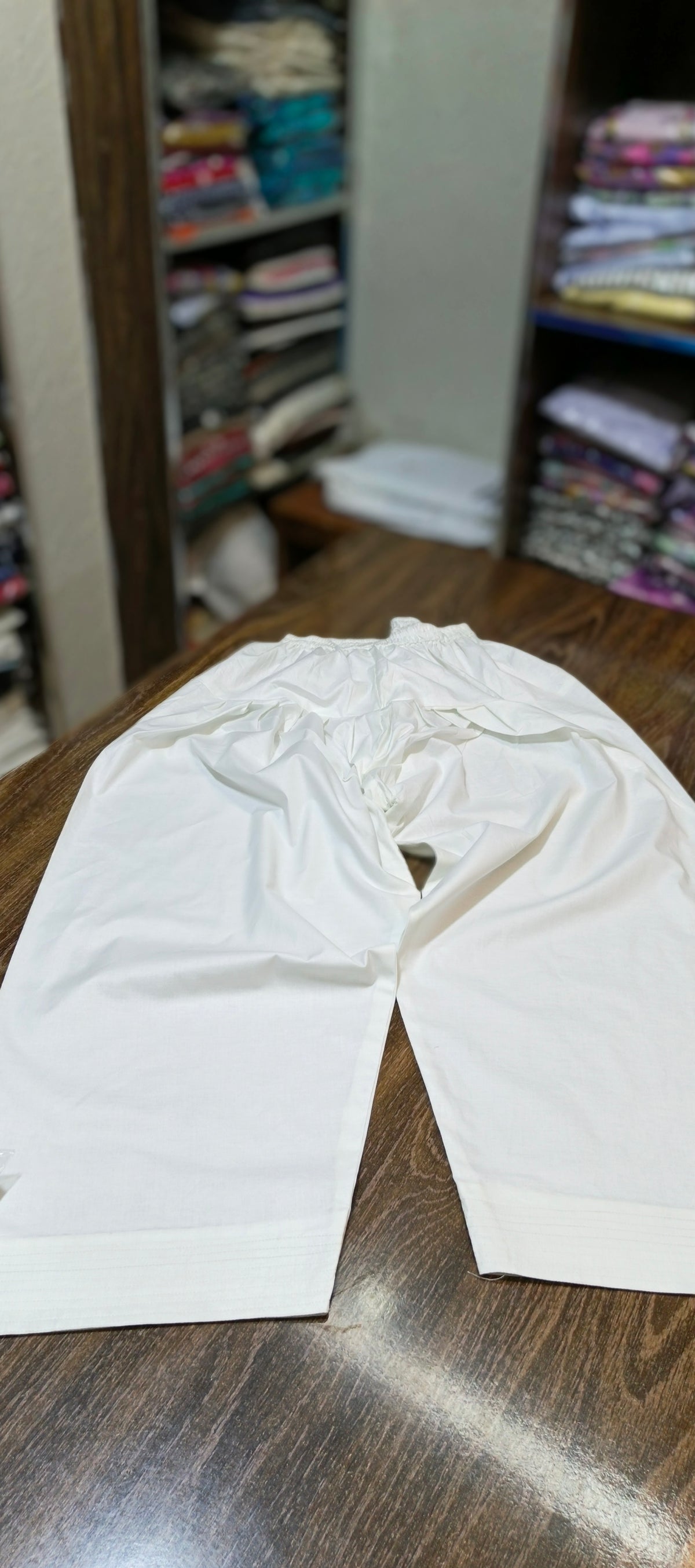 Farshi shalwar white