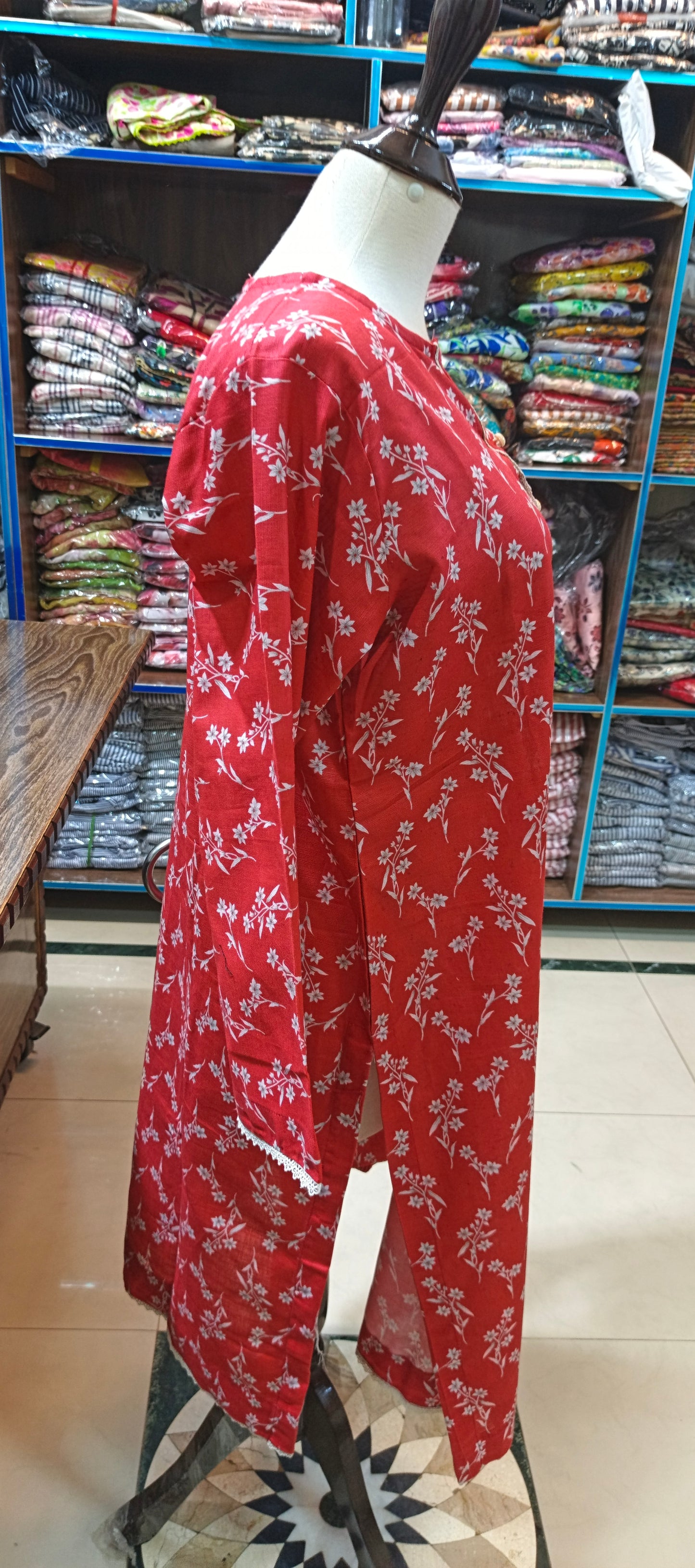 Khaddar shalwar kameez stiched 2 pc