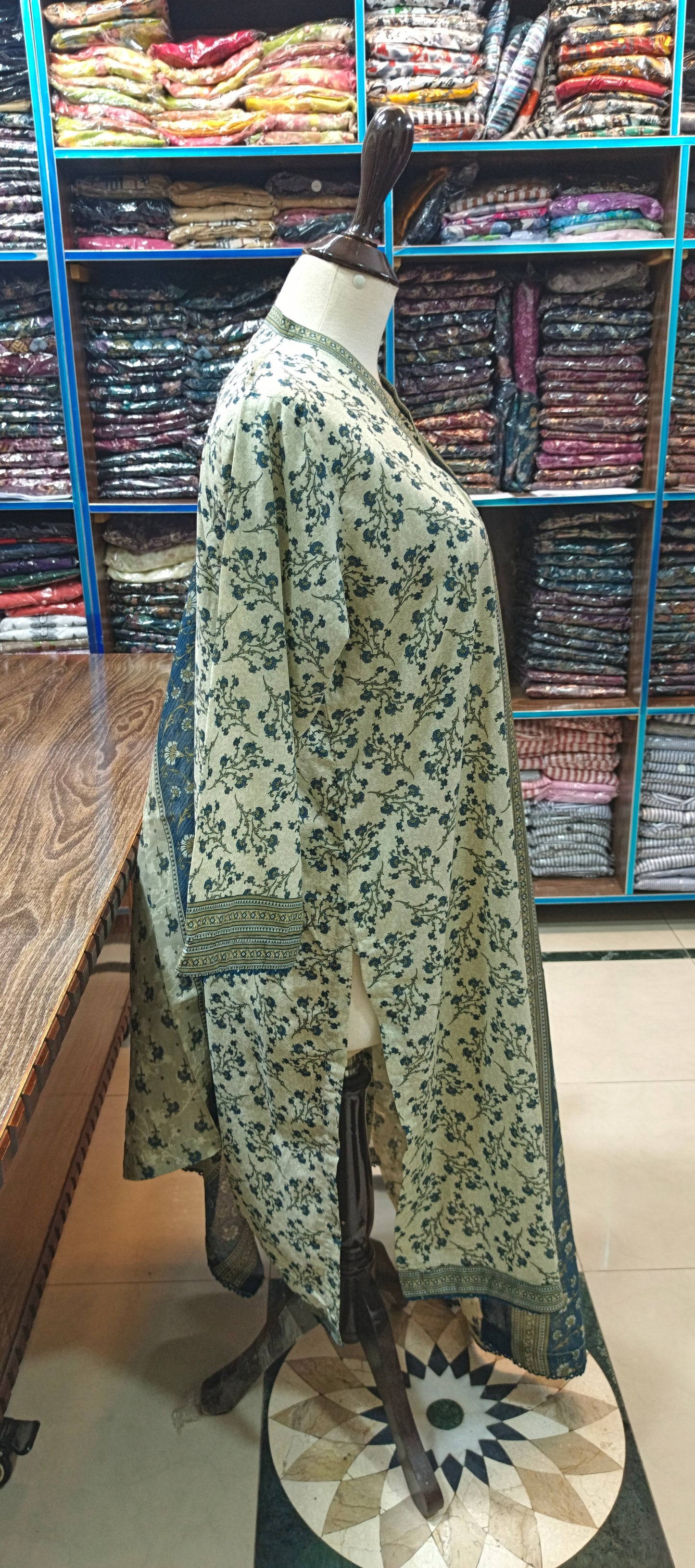 Bin saeed premium lawn stiched long shirt trouser 3 pc