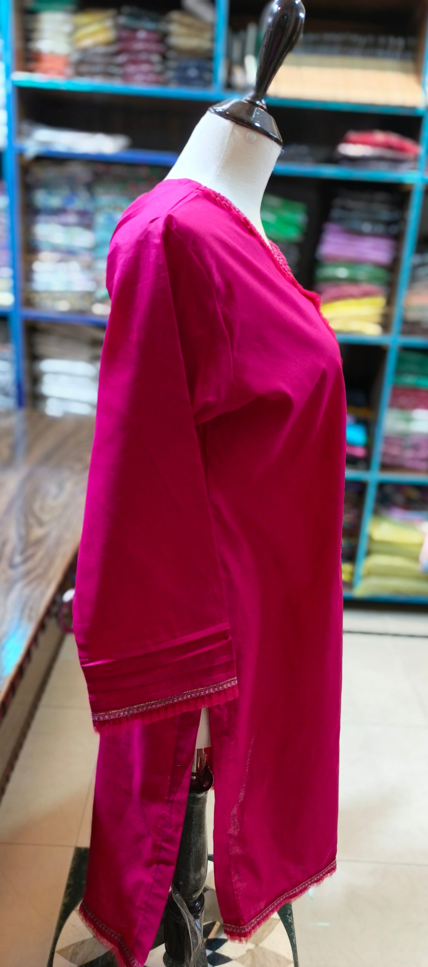Solid pure cotton co ord set