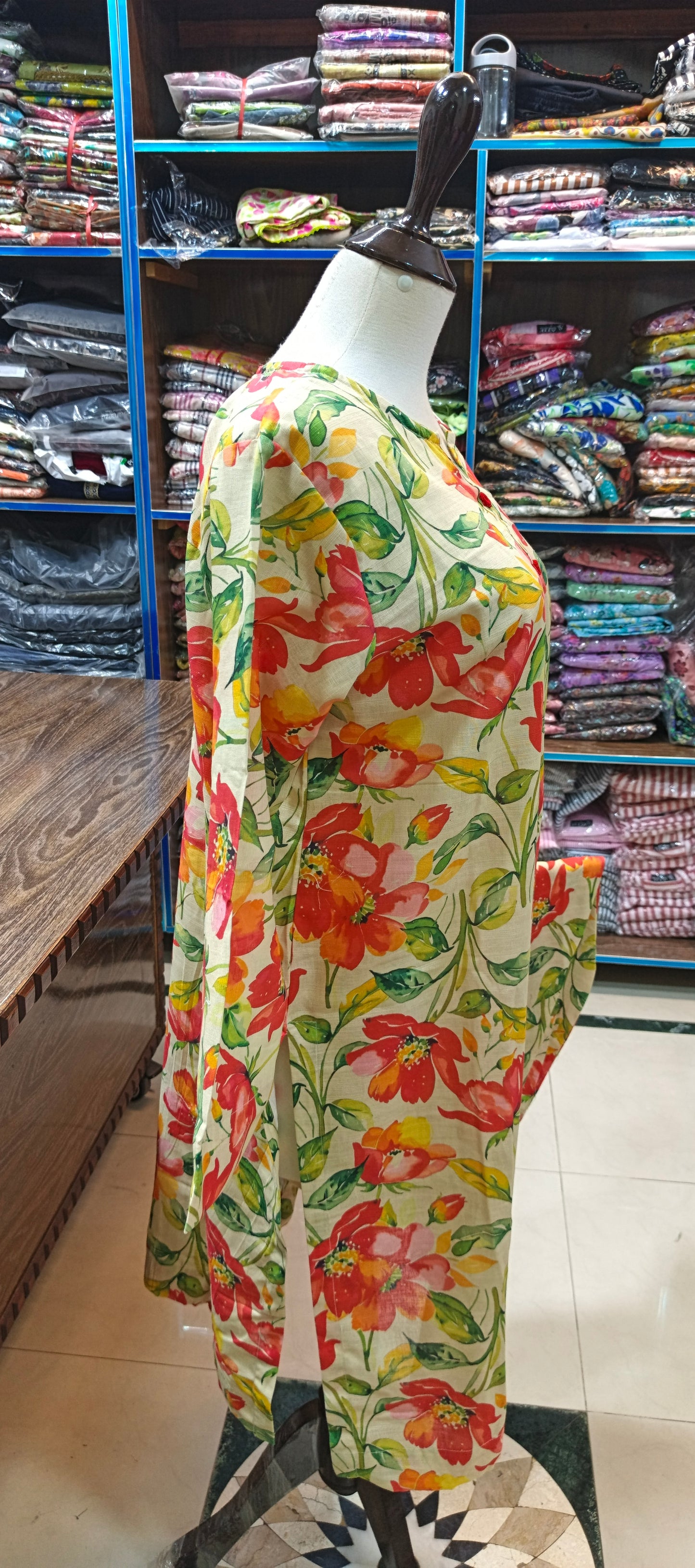 Khaddar stiched shalwar kameez 2 pc