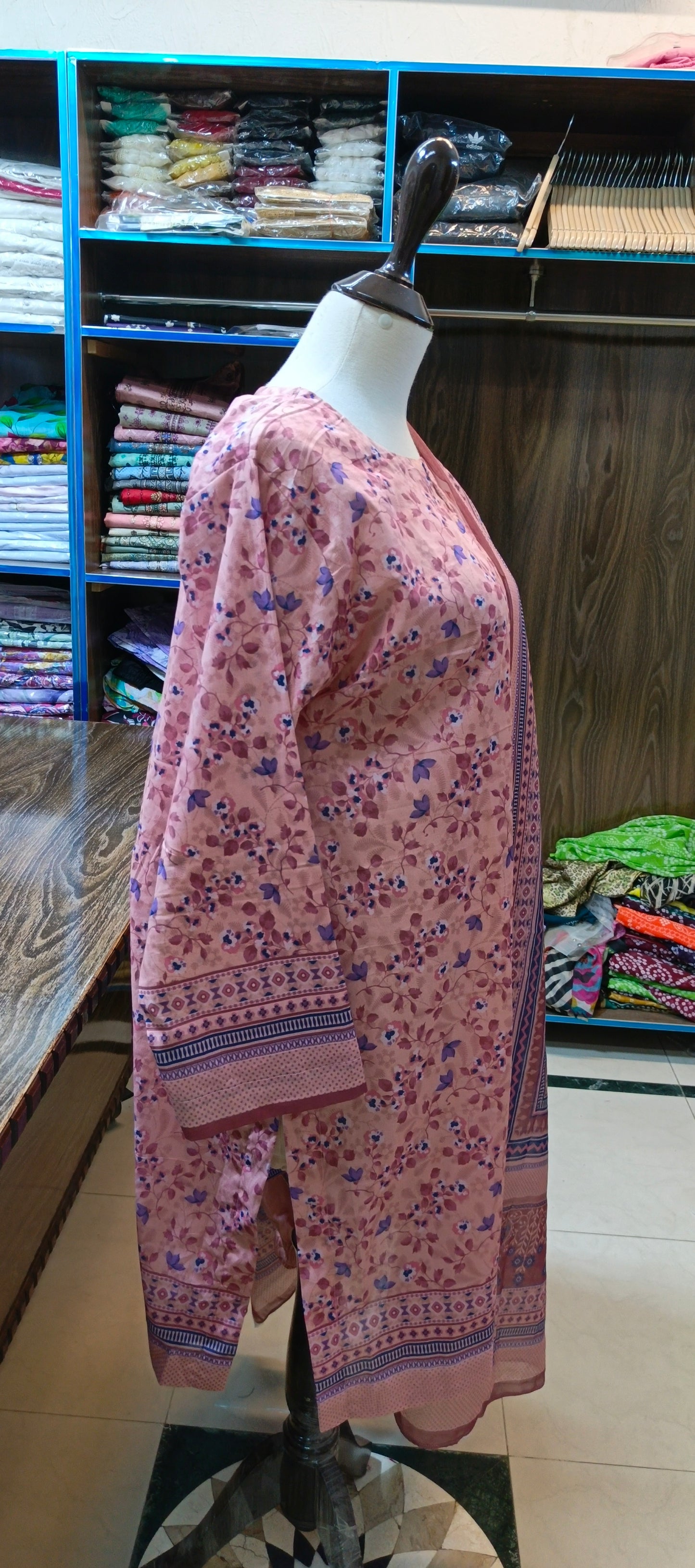 Safina premium lawn farshi shalwar 3 pc