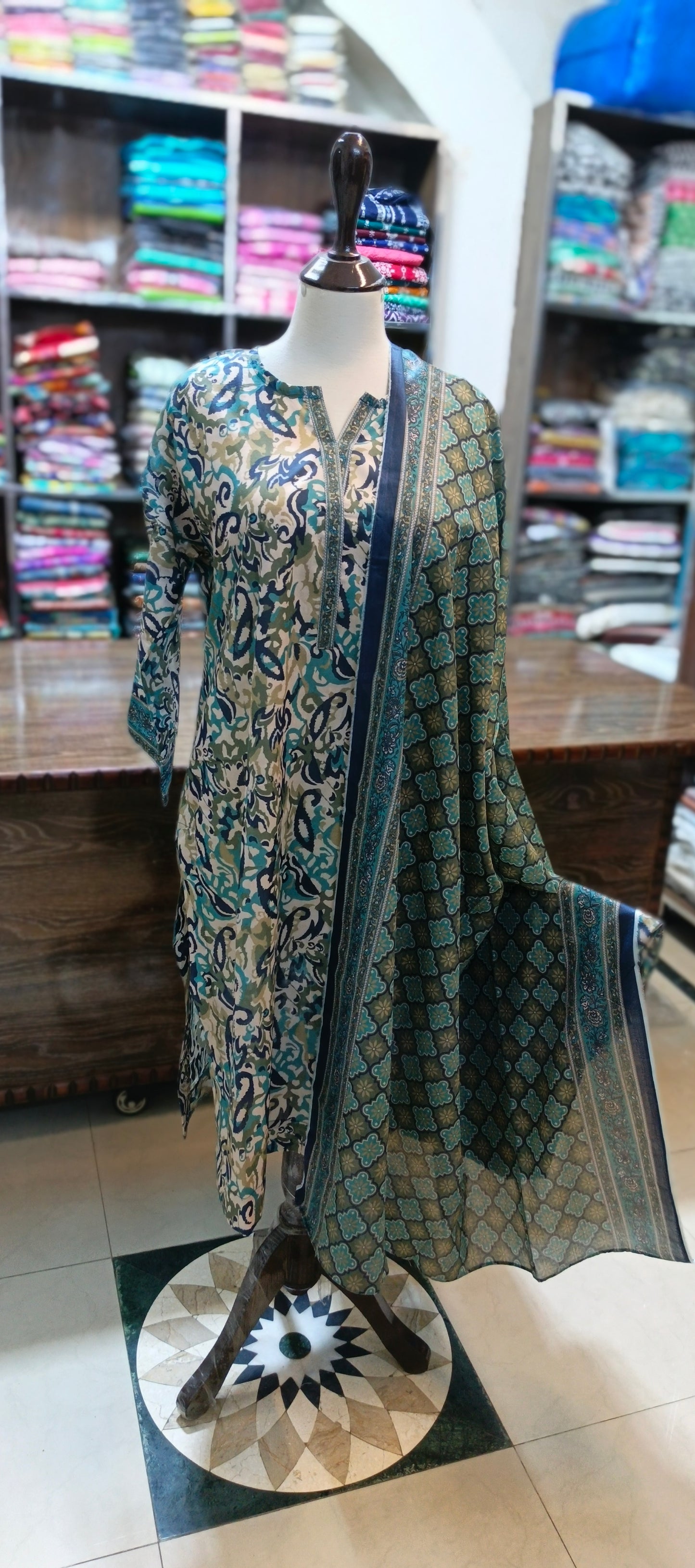 Bin Saeed shirt trousers pure lawn 3 pc