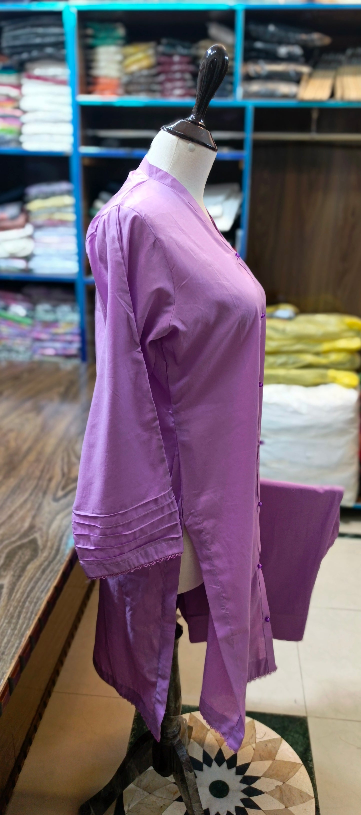 solid pure cotton co Ord set