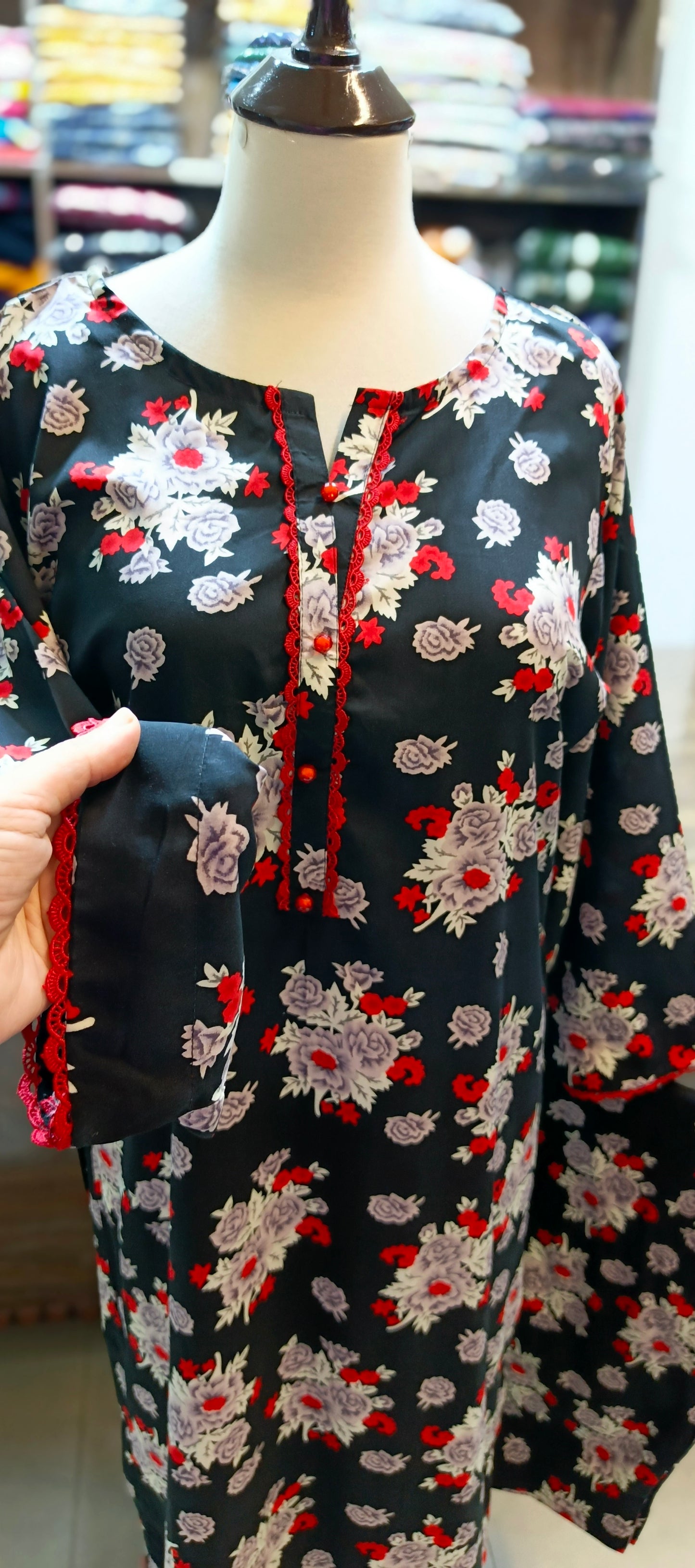 Linen shalwar kameez