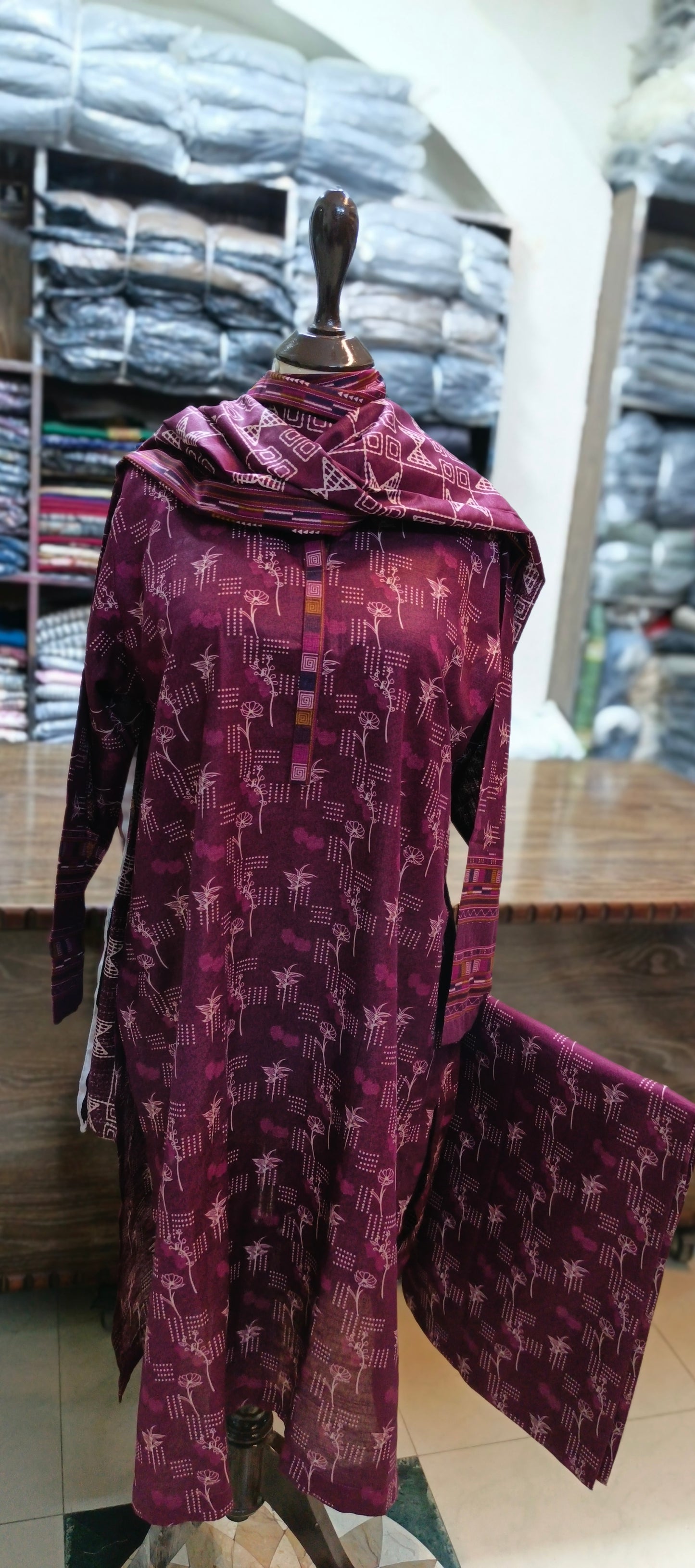 Safina khaddar stiched 3 pc