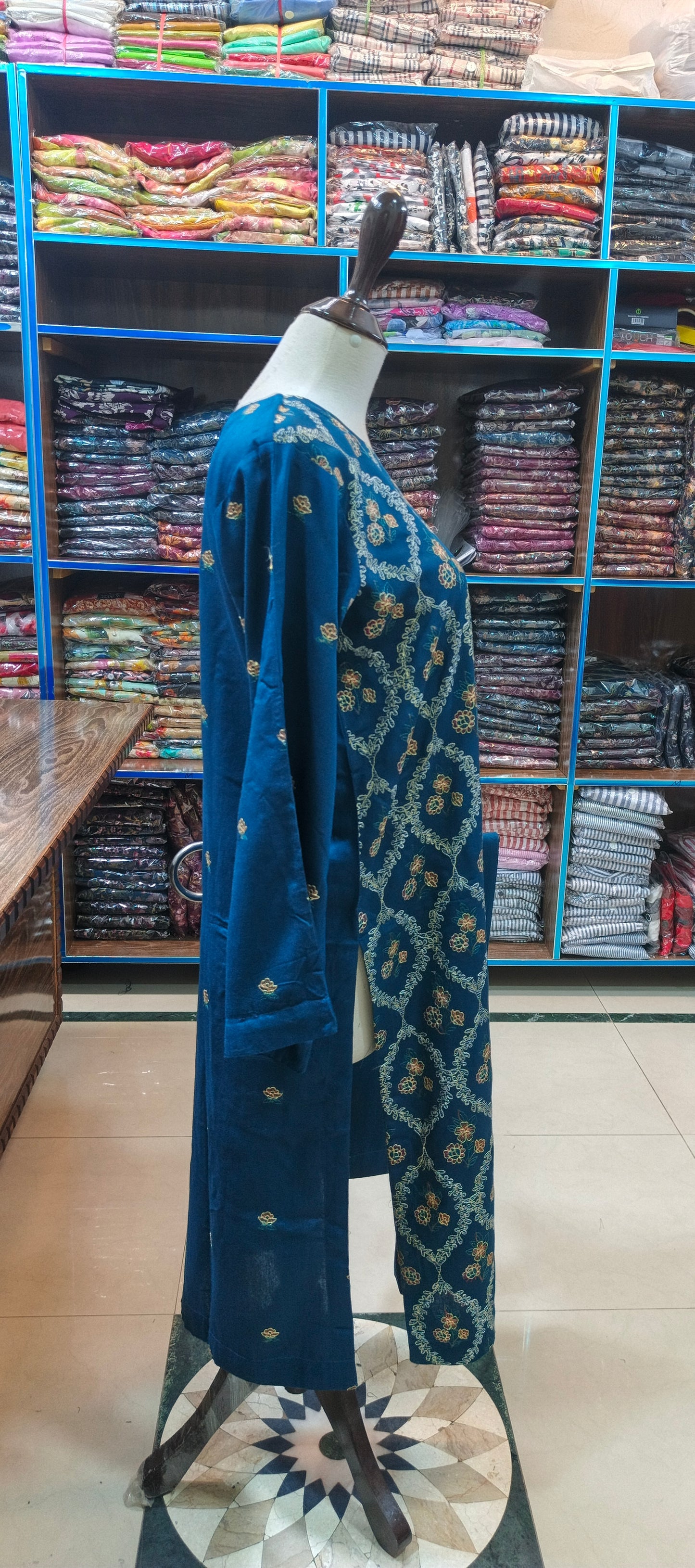 Karandi mid summer embroidered stiched 2 pc