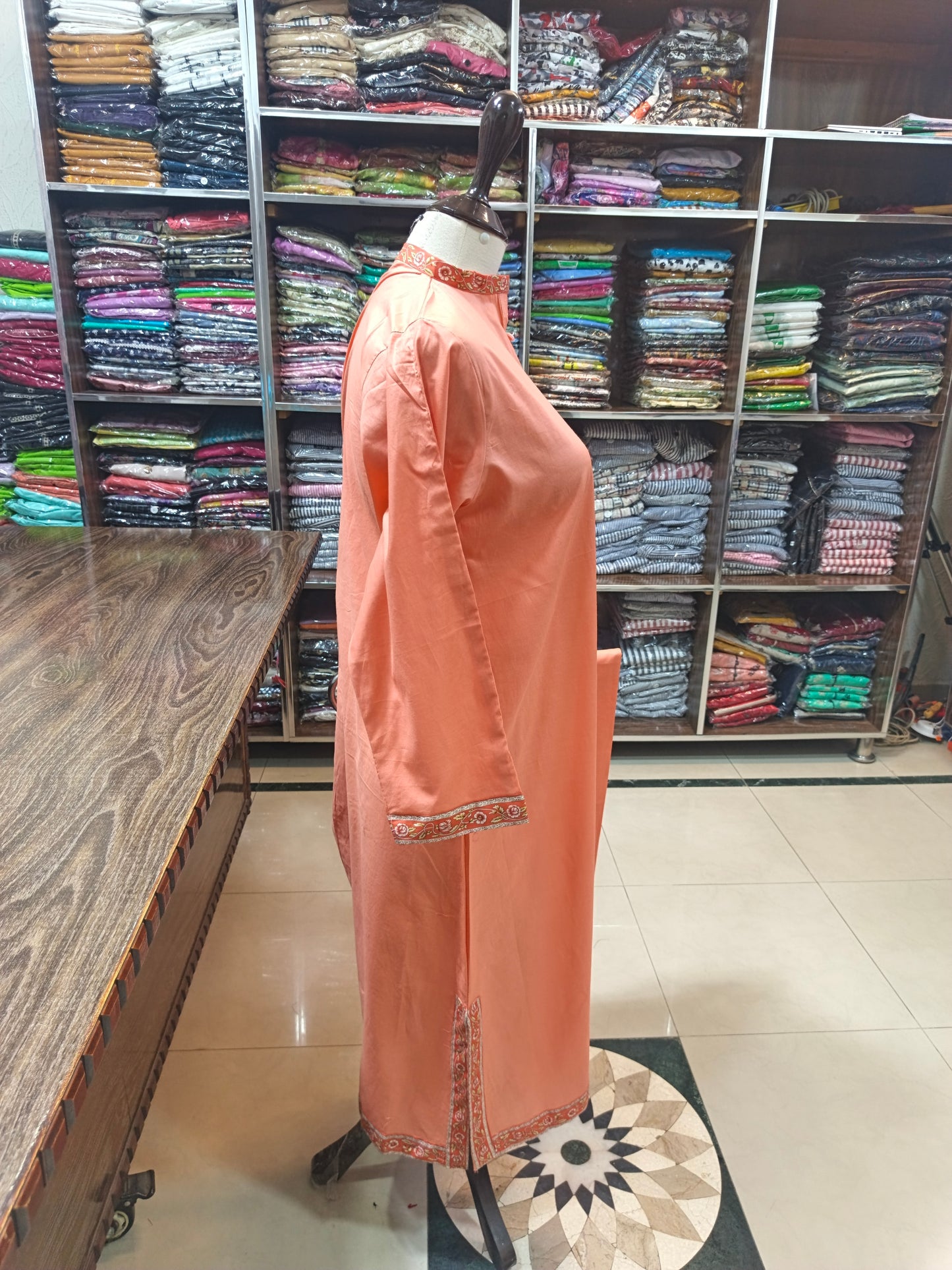 Solid pure lawn long co ord set 2 pc pch