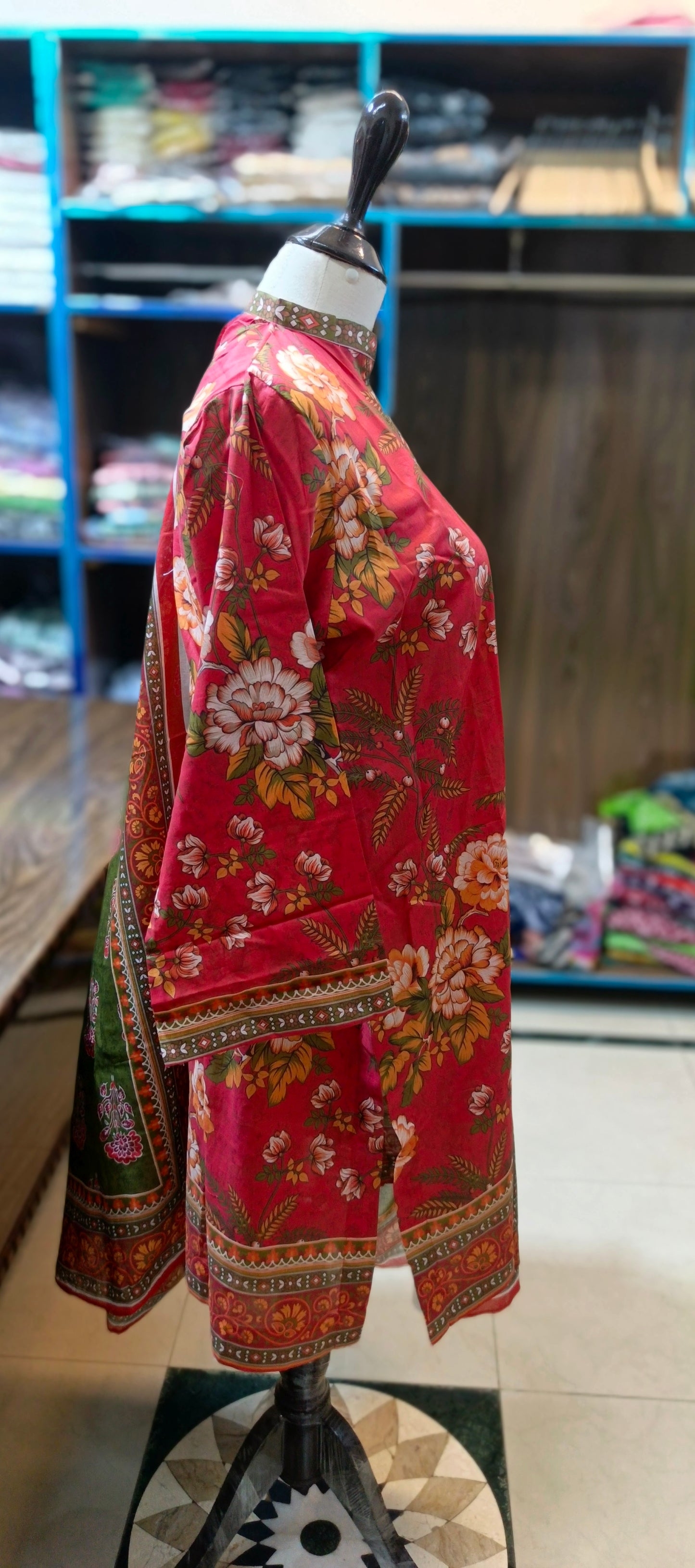 Safina premium lawn farshi shalwar 3 pc