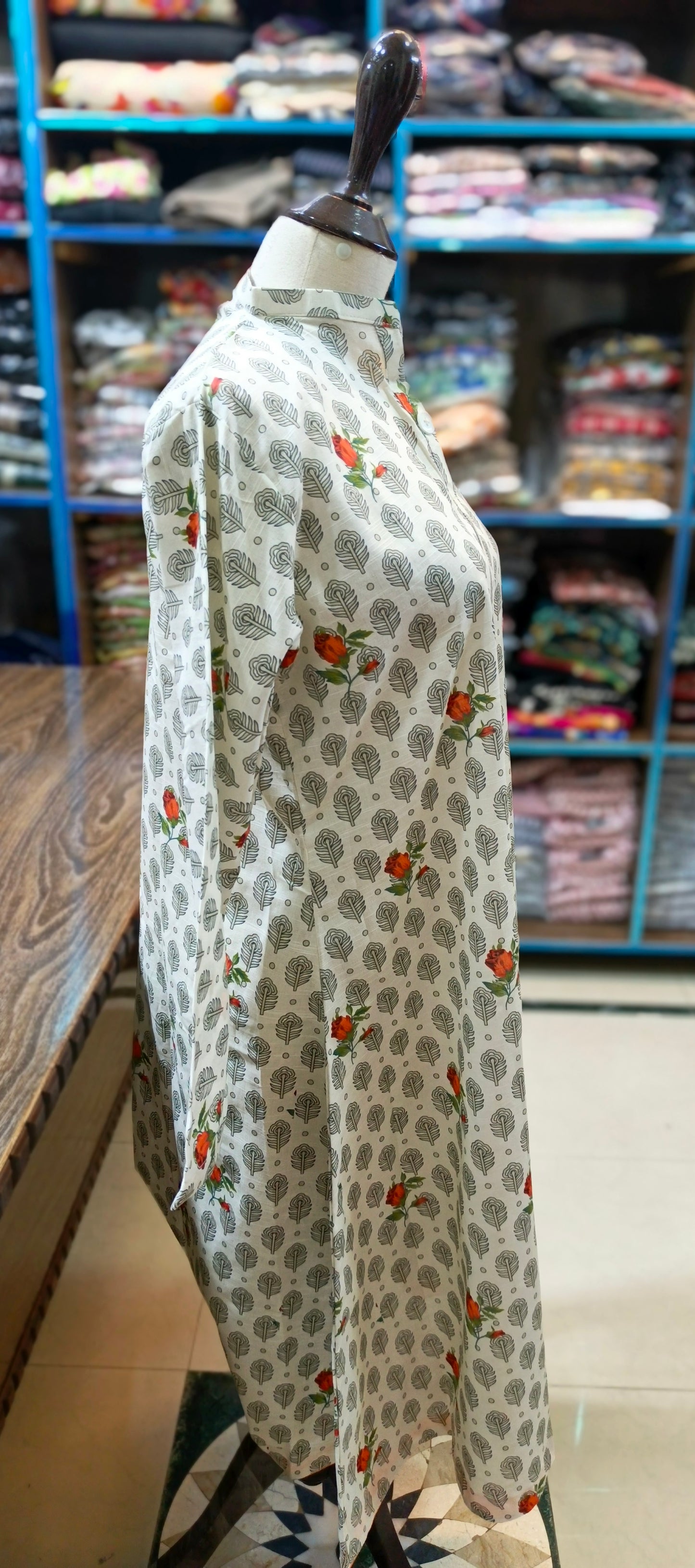 Khaddar A line stiched 2 pc