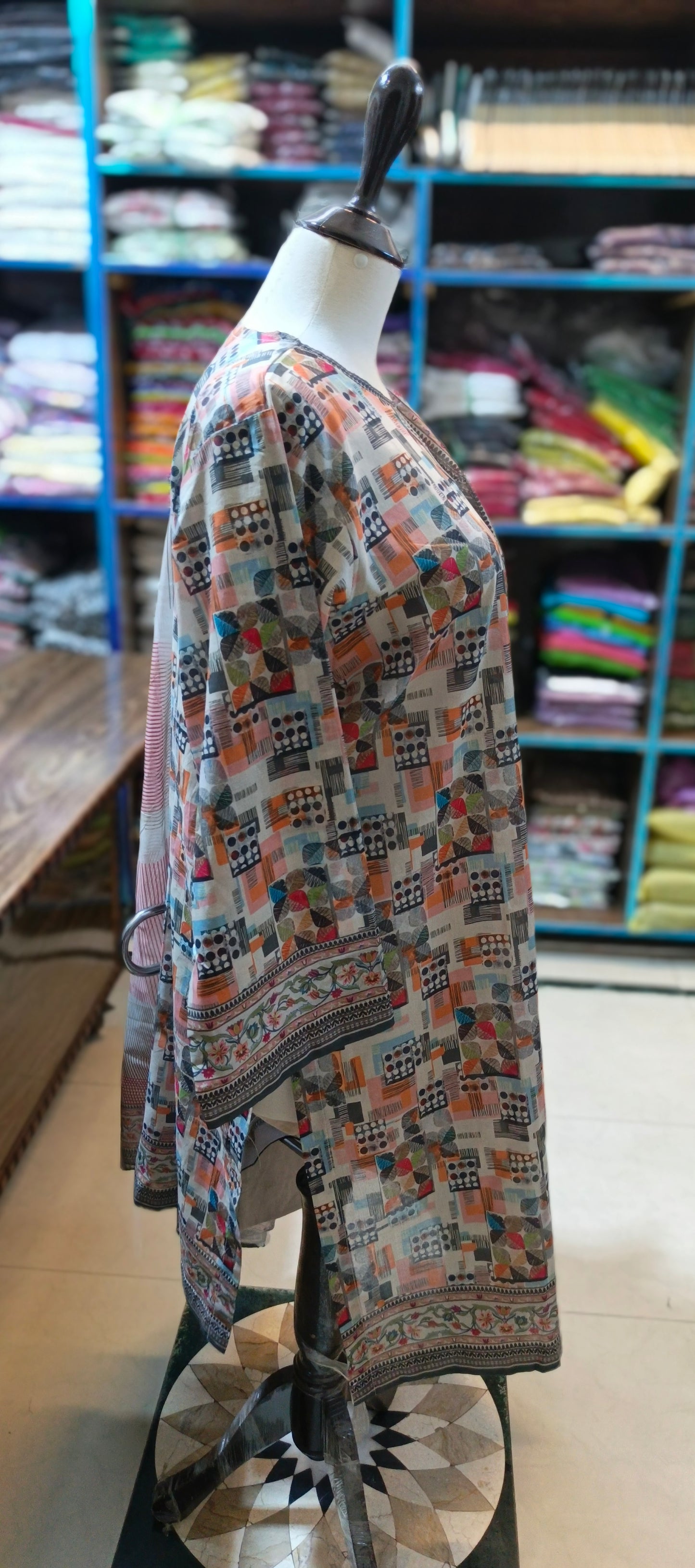 Co ord set 3 pc pure lawn