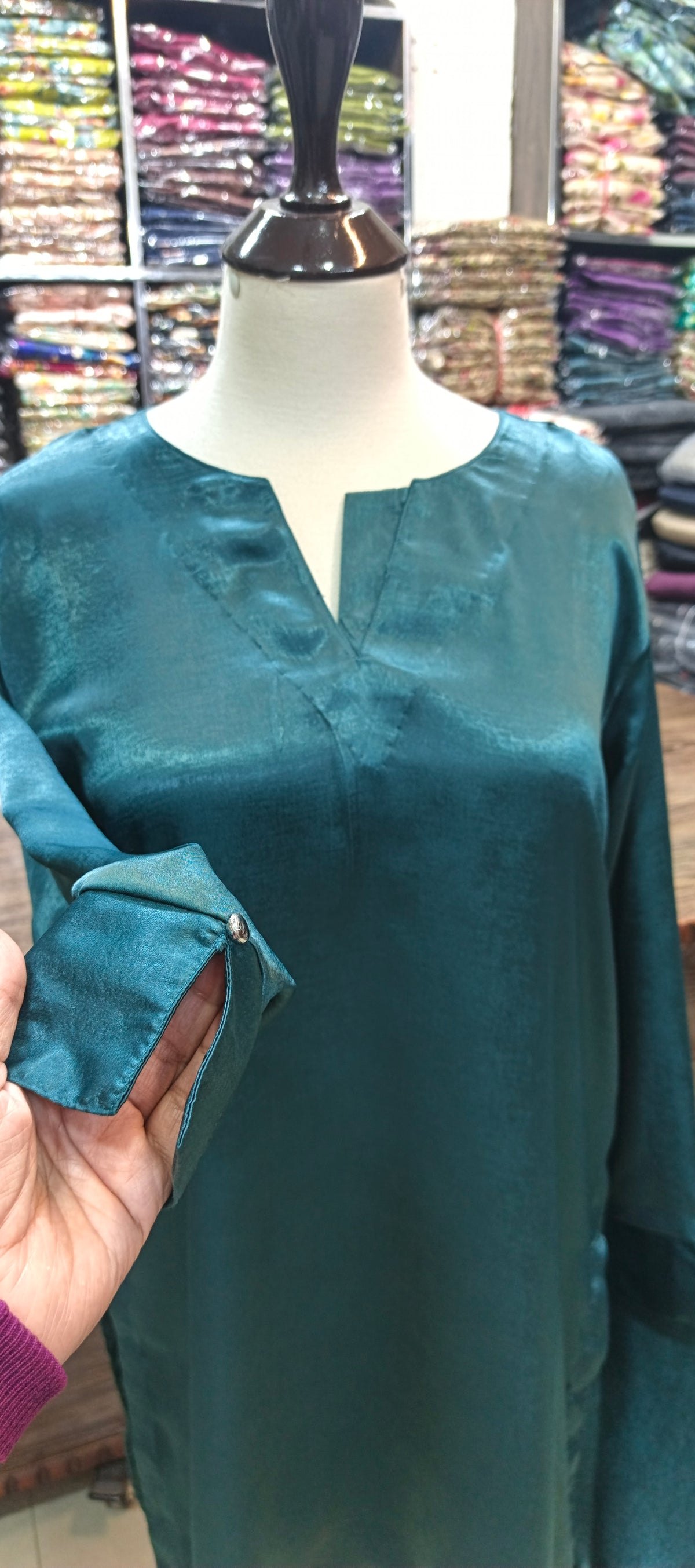 Velvet silk short co ord set 2 pc