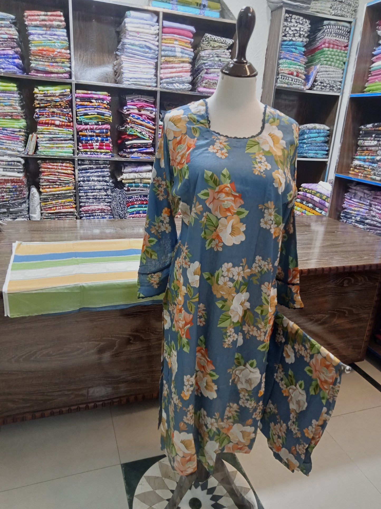 Baroque stitched 3 pc
