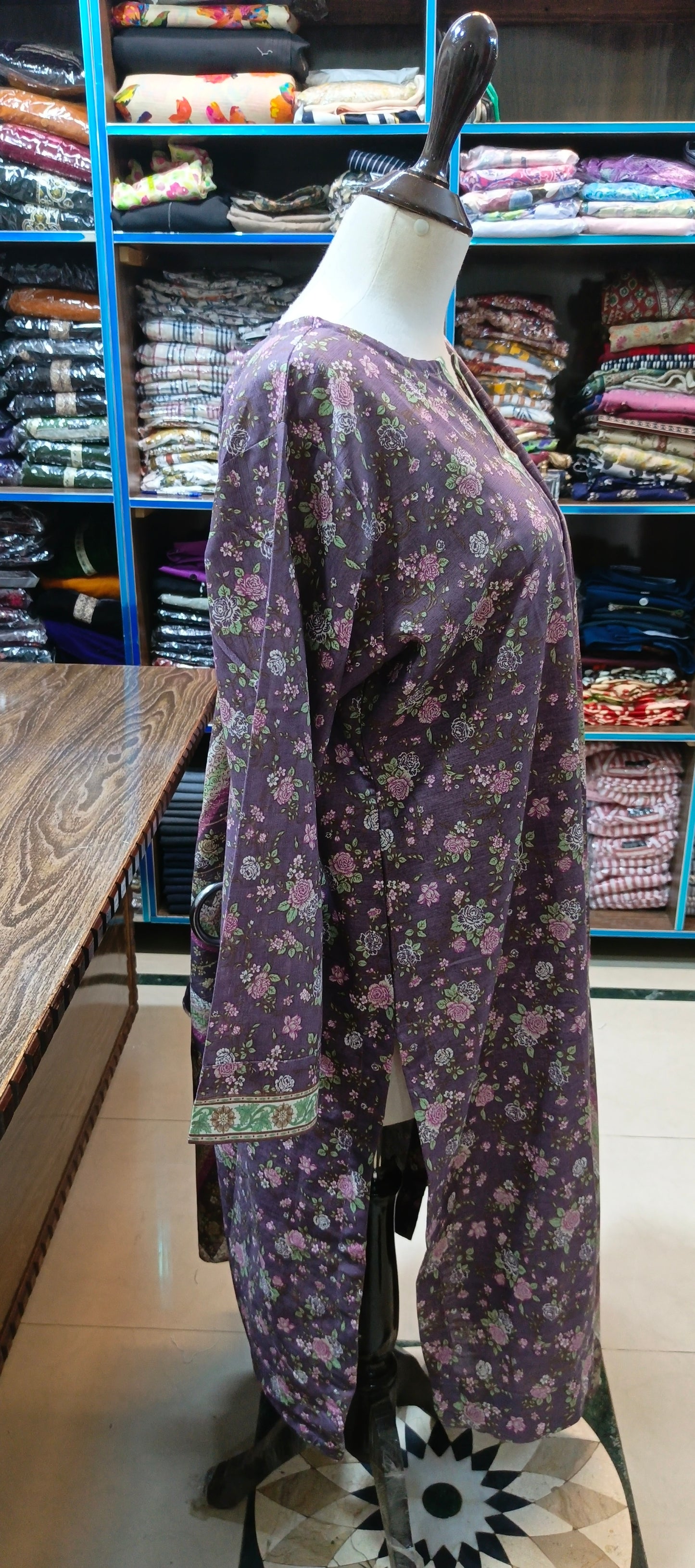 Bin saeed khaddar stiched 3 pc