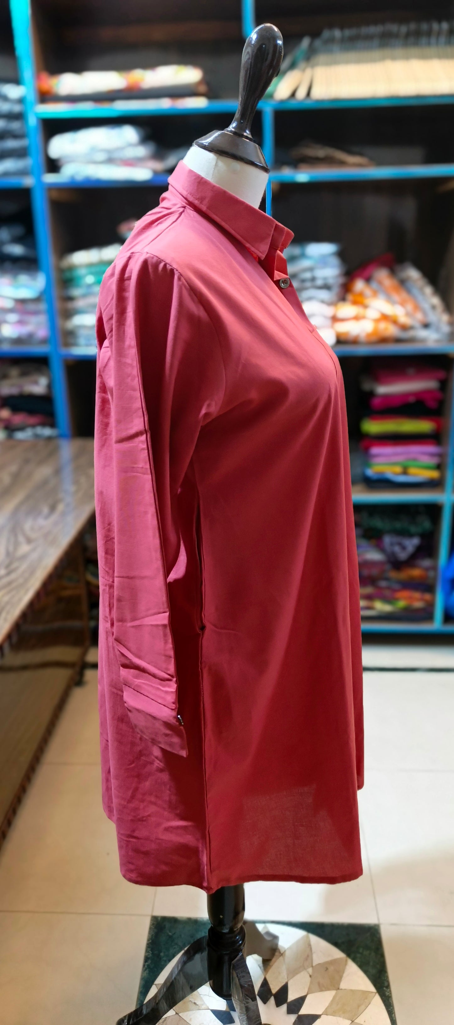 Bin Saeed solid khadder co ord set 2 pc