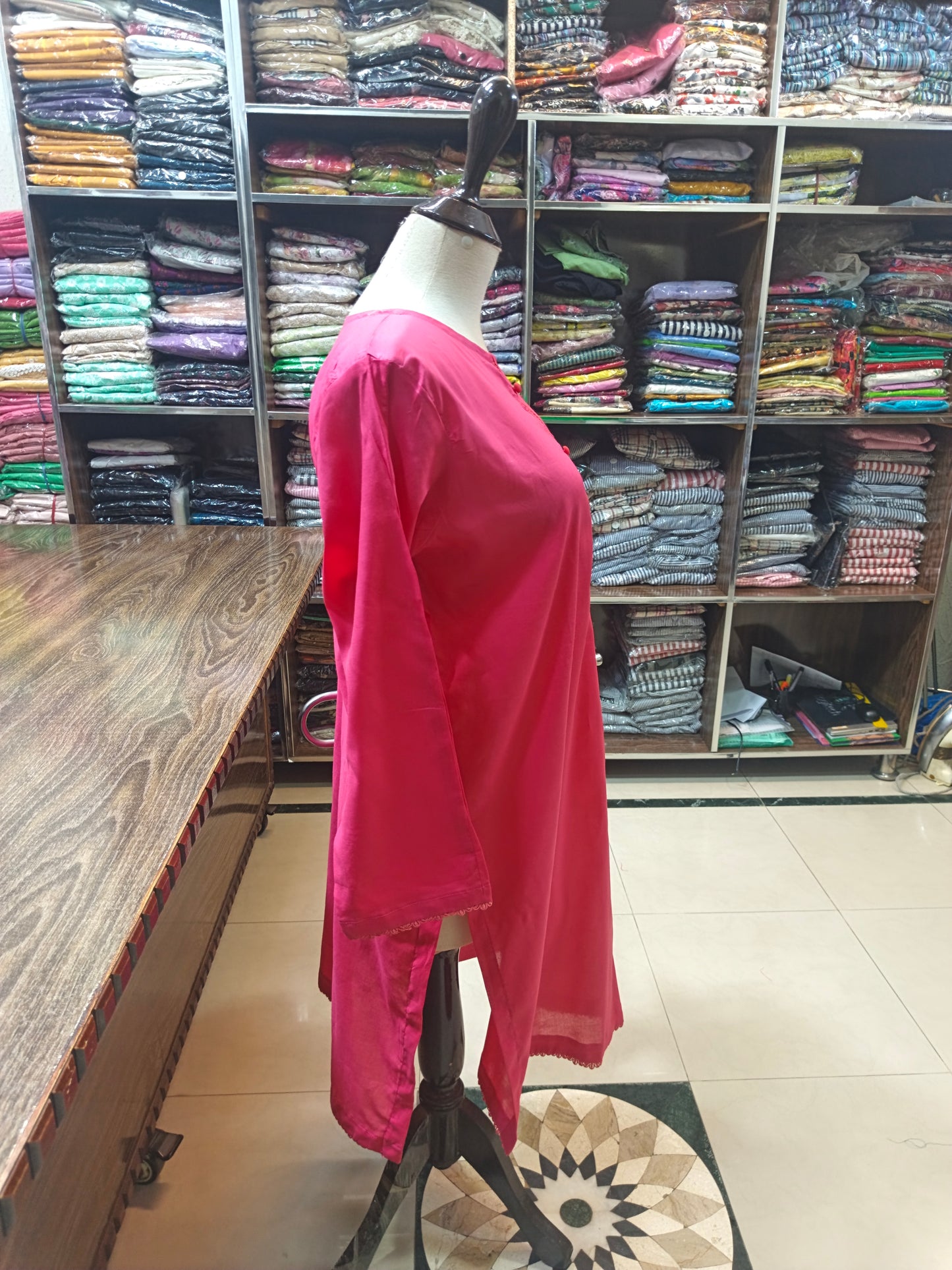 Solid pure lawn stiched farshi trouser and shirt 2pc TPNK