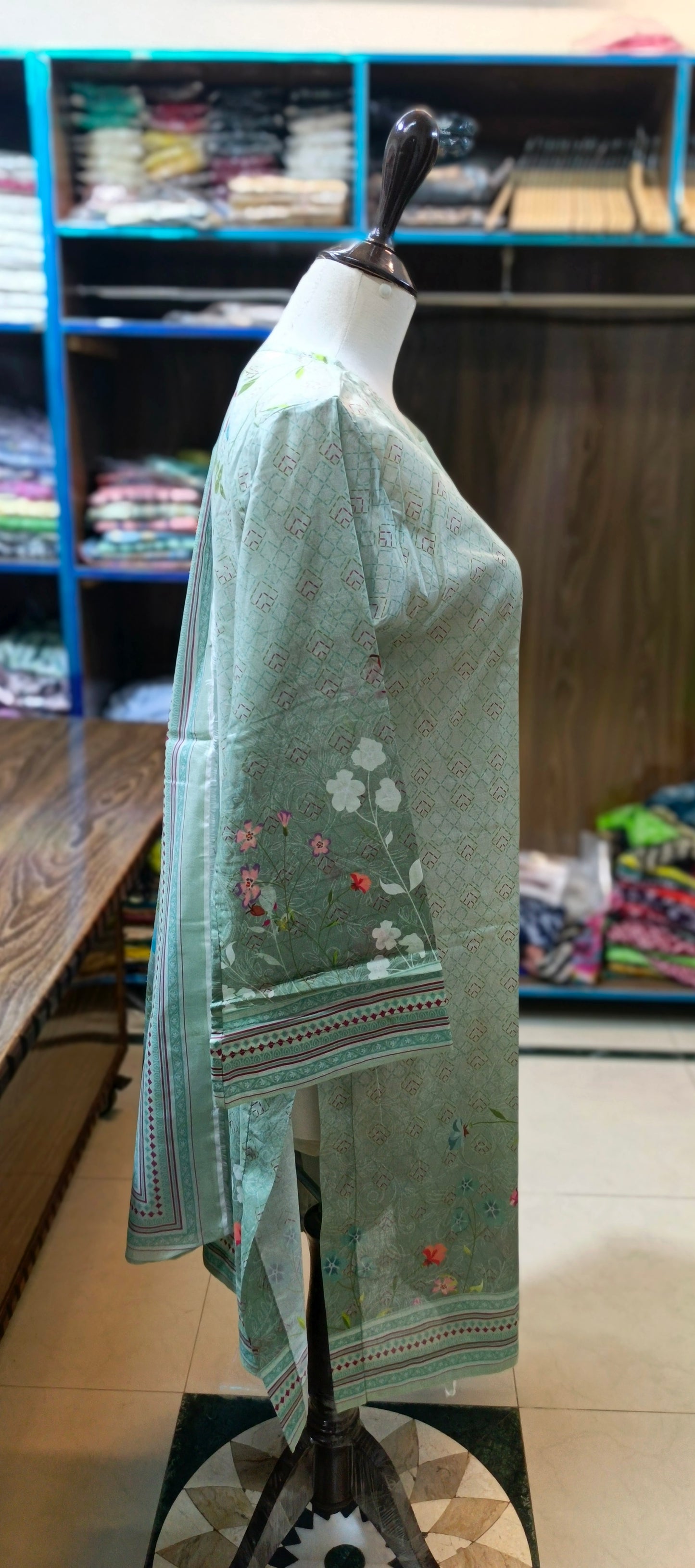 Safina premium lawn farshi shalwar 3 pc