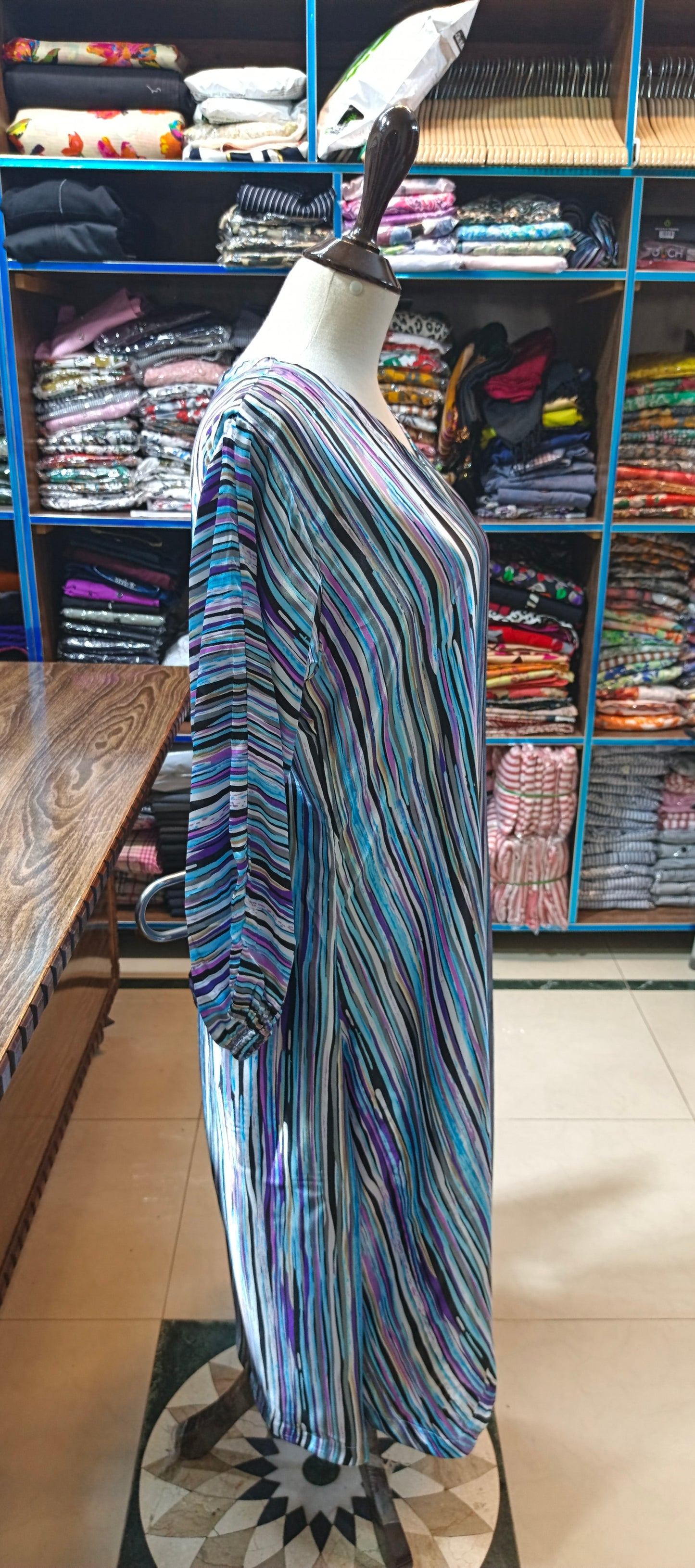 Silk stiched A line