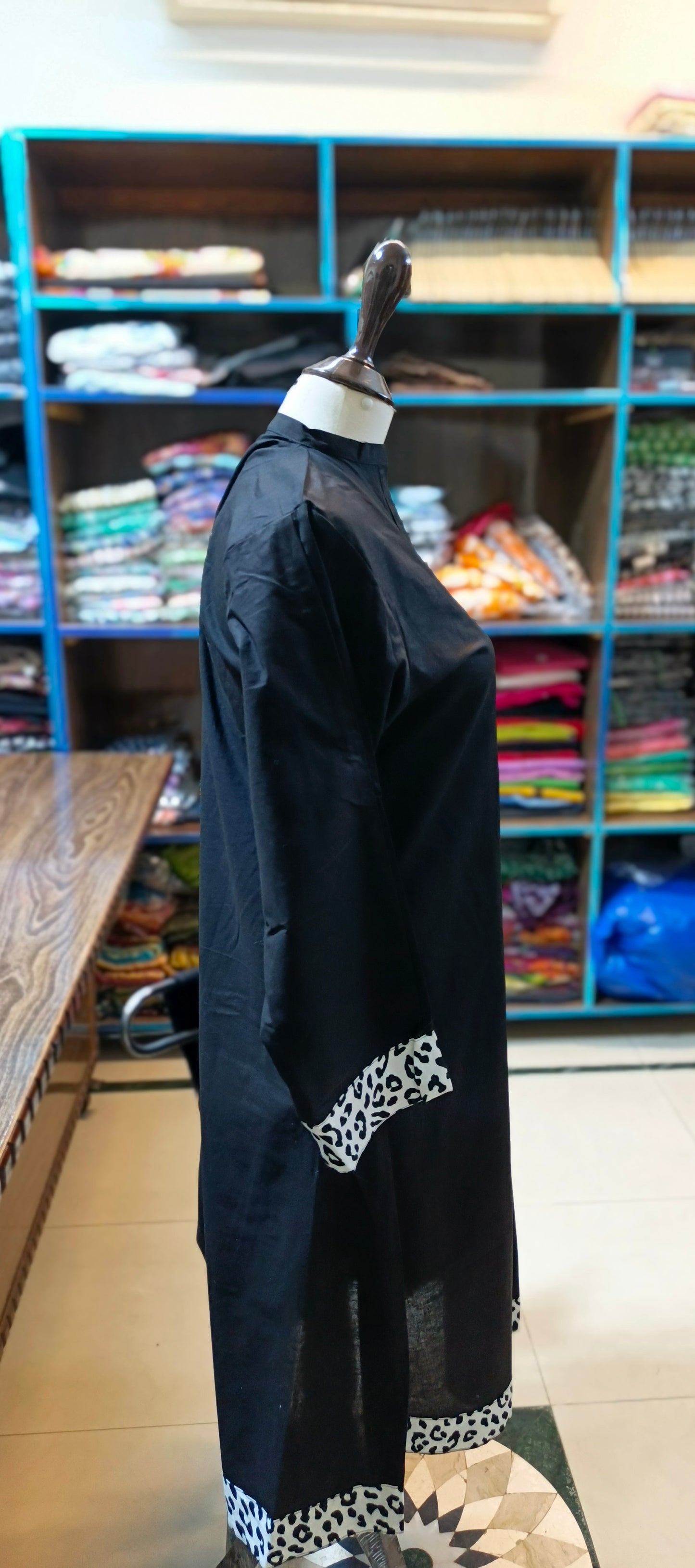 bin Saeed solid khaddar maxi