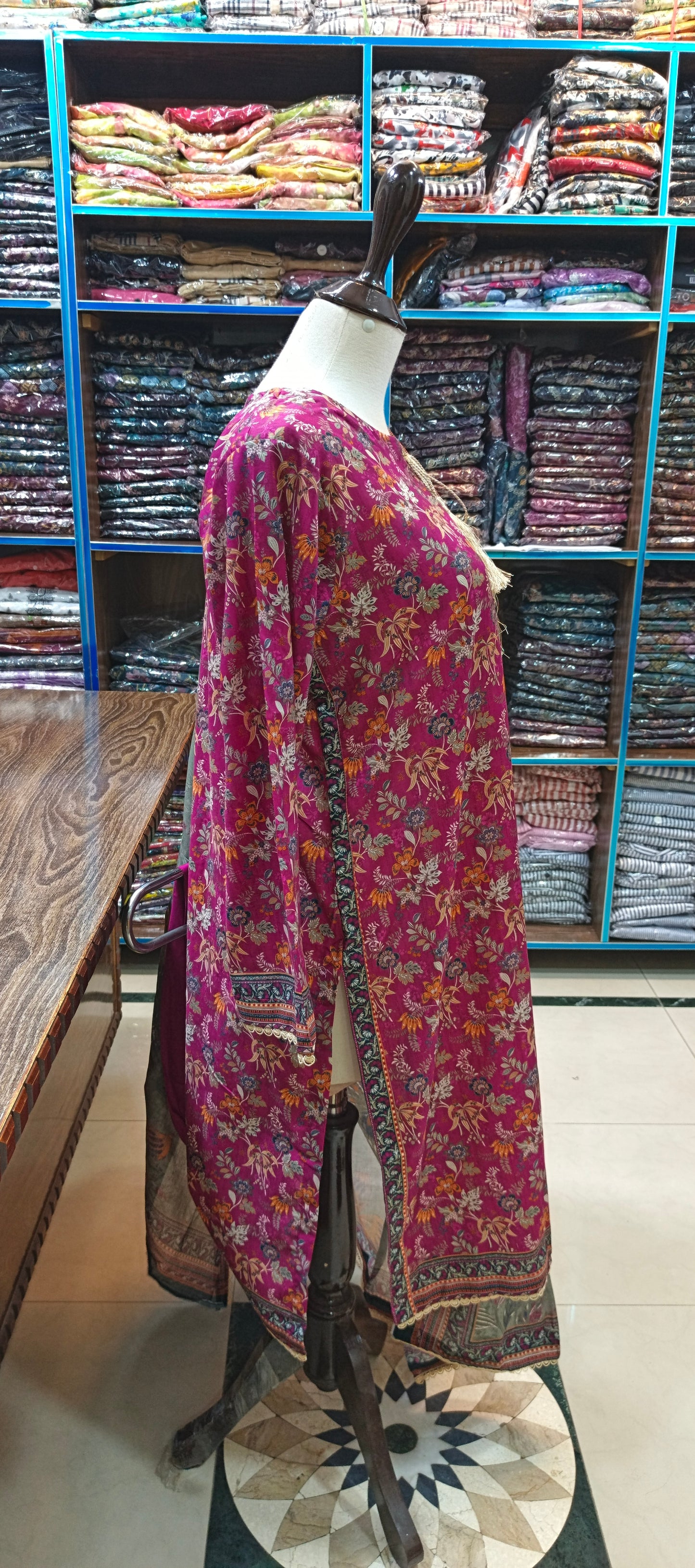 Safina premium lawn stiched shalwar kameez 3 pc