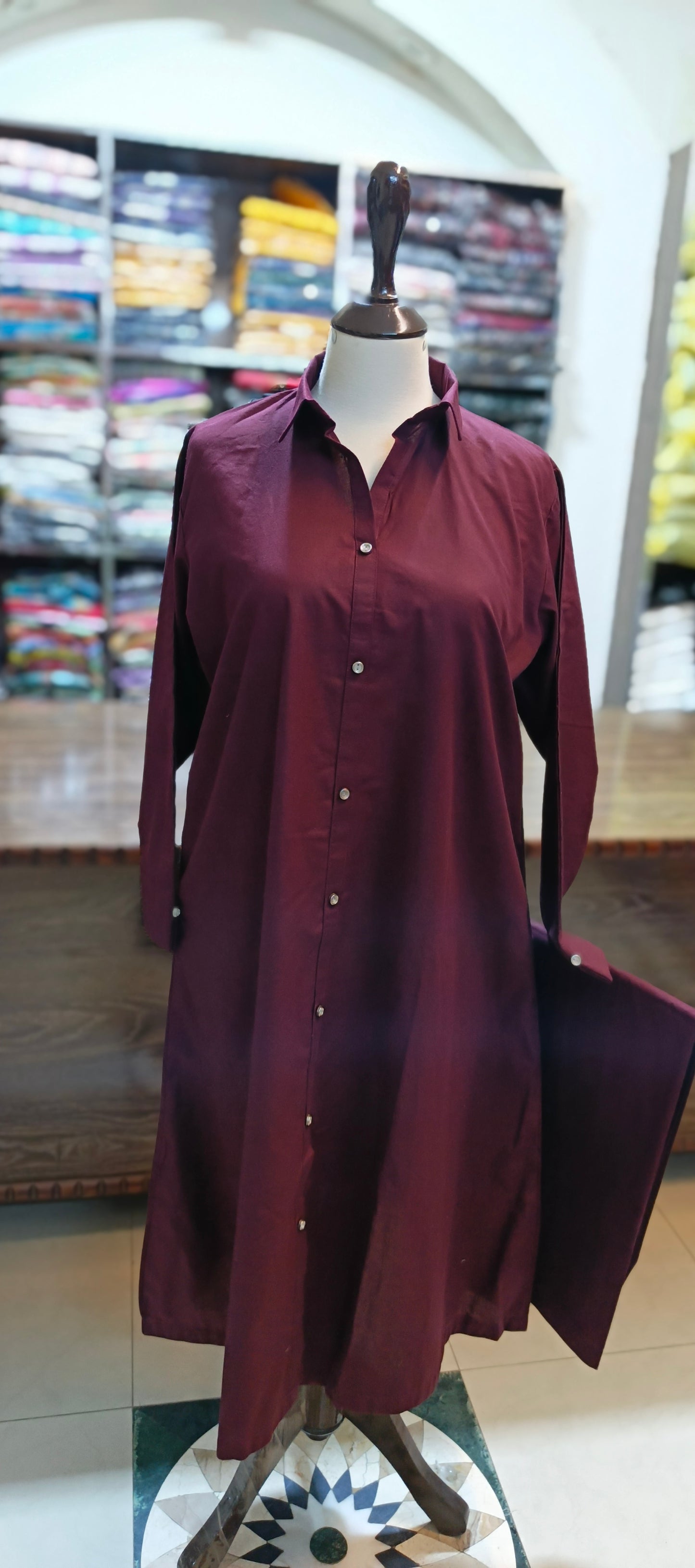 Bin Saeed solid khadder maxi