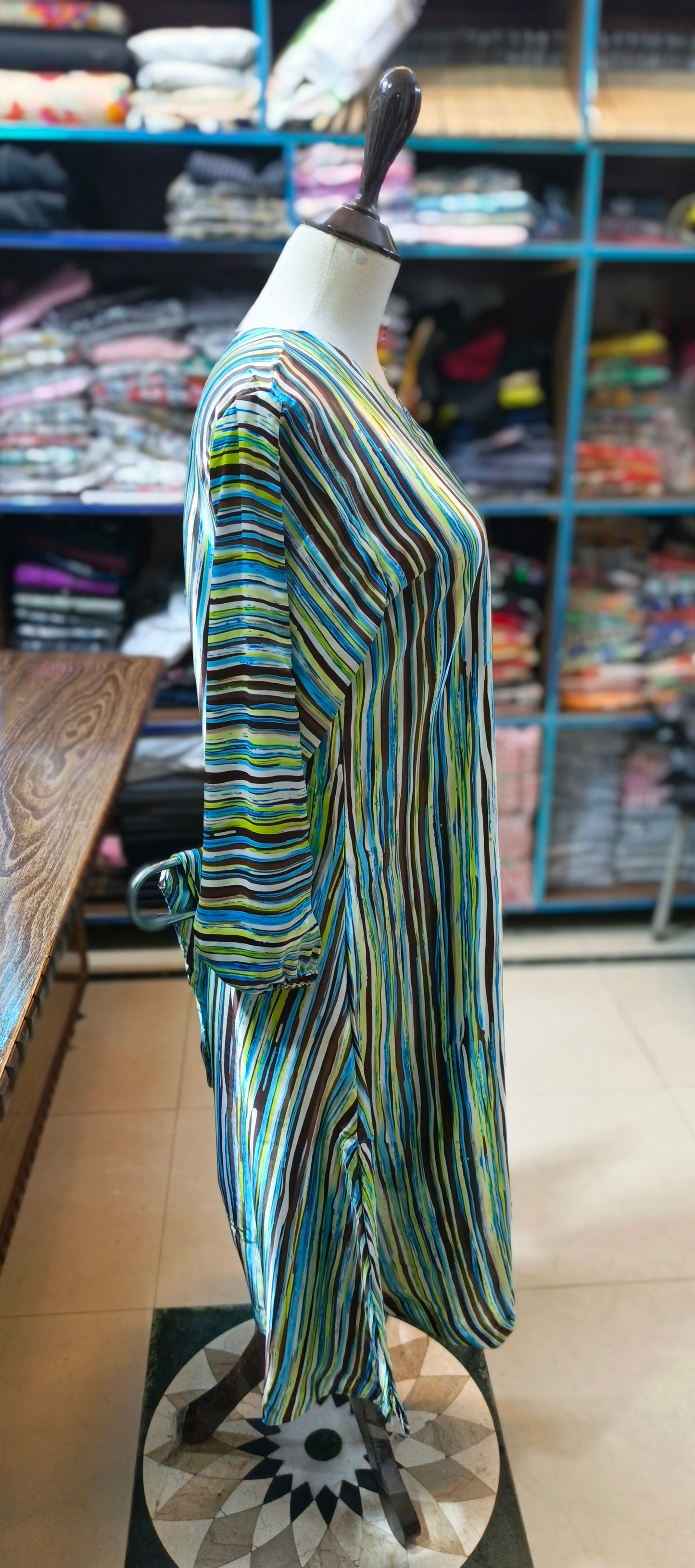 Silk stiched A line 2 pc
